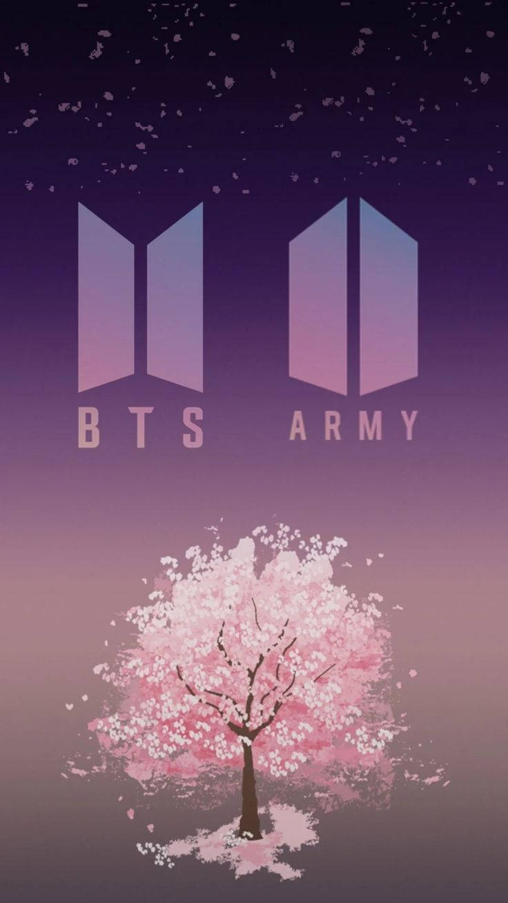 Logo BTS și ARMY Fundal