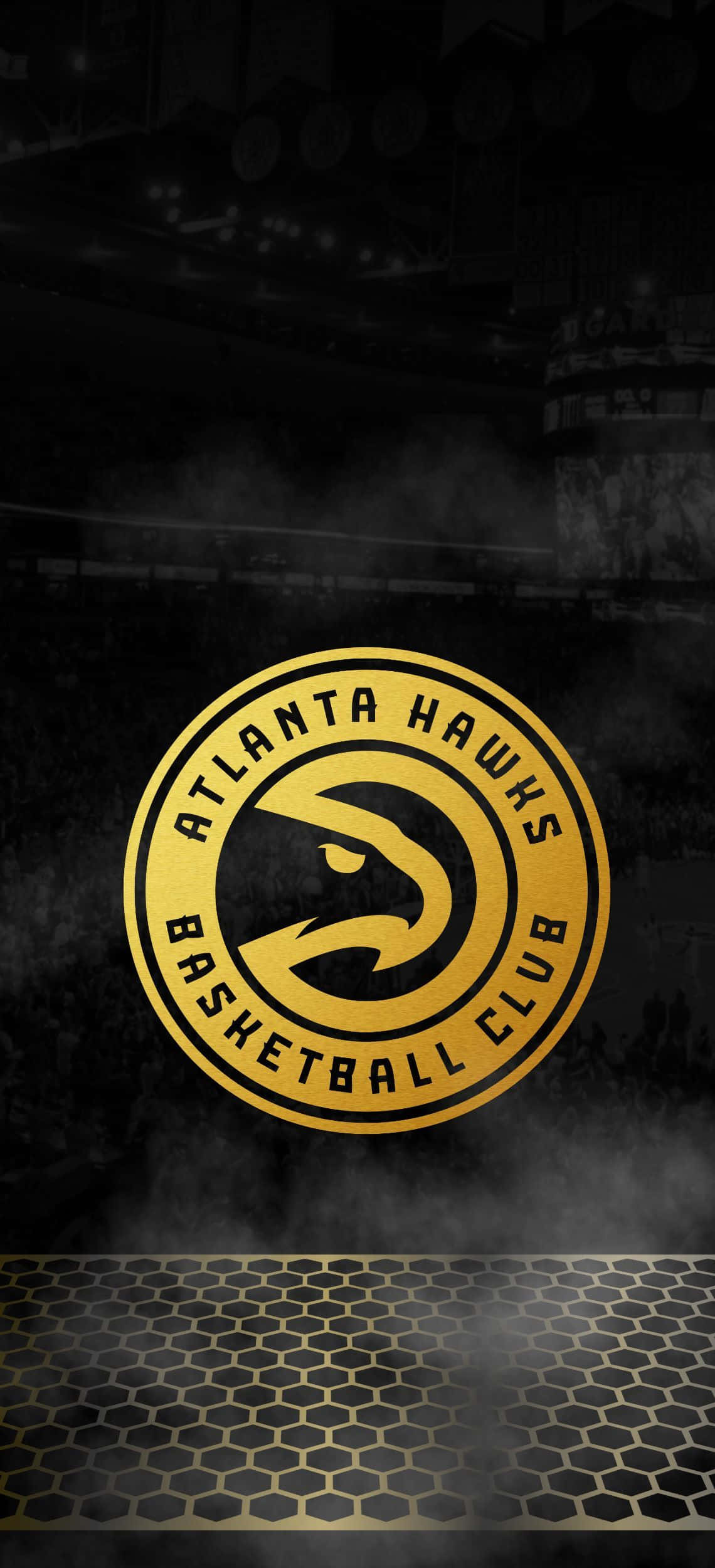 Logo Club Basket Atlanta Hawks Fundal