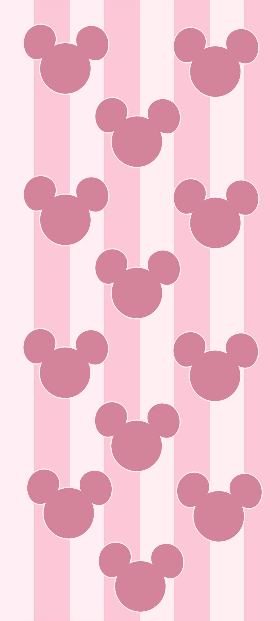 Mickey Roz Logo Disney Fundal
