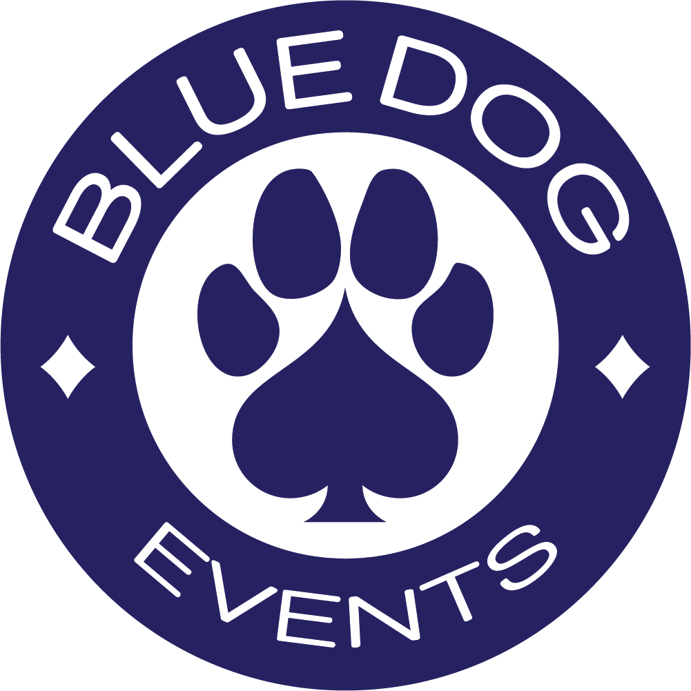 Logo Evenimente Blue Dog Fundal