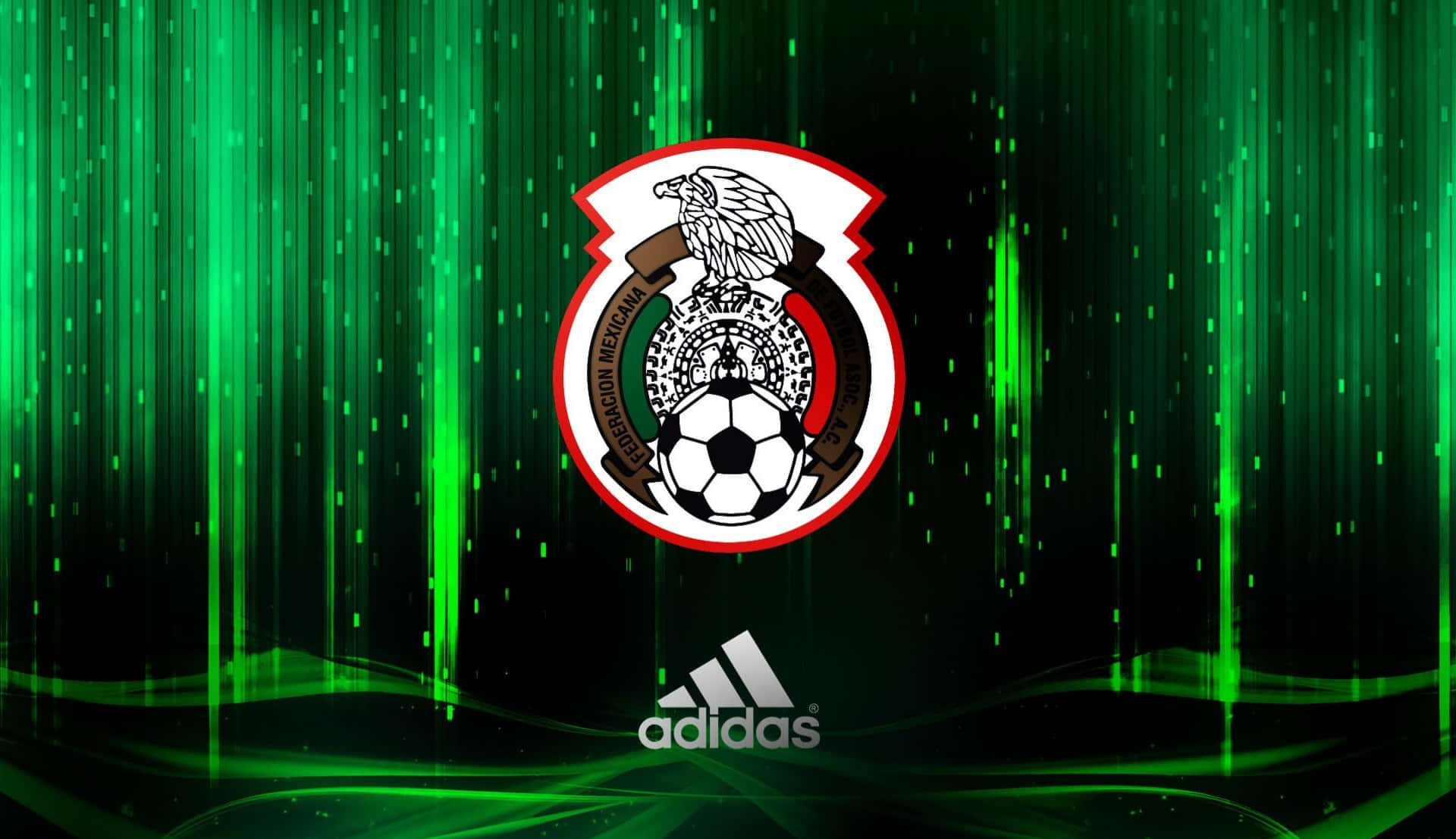 Logo Federației Mexicane de Fotbal Fundal