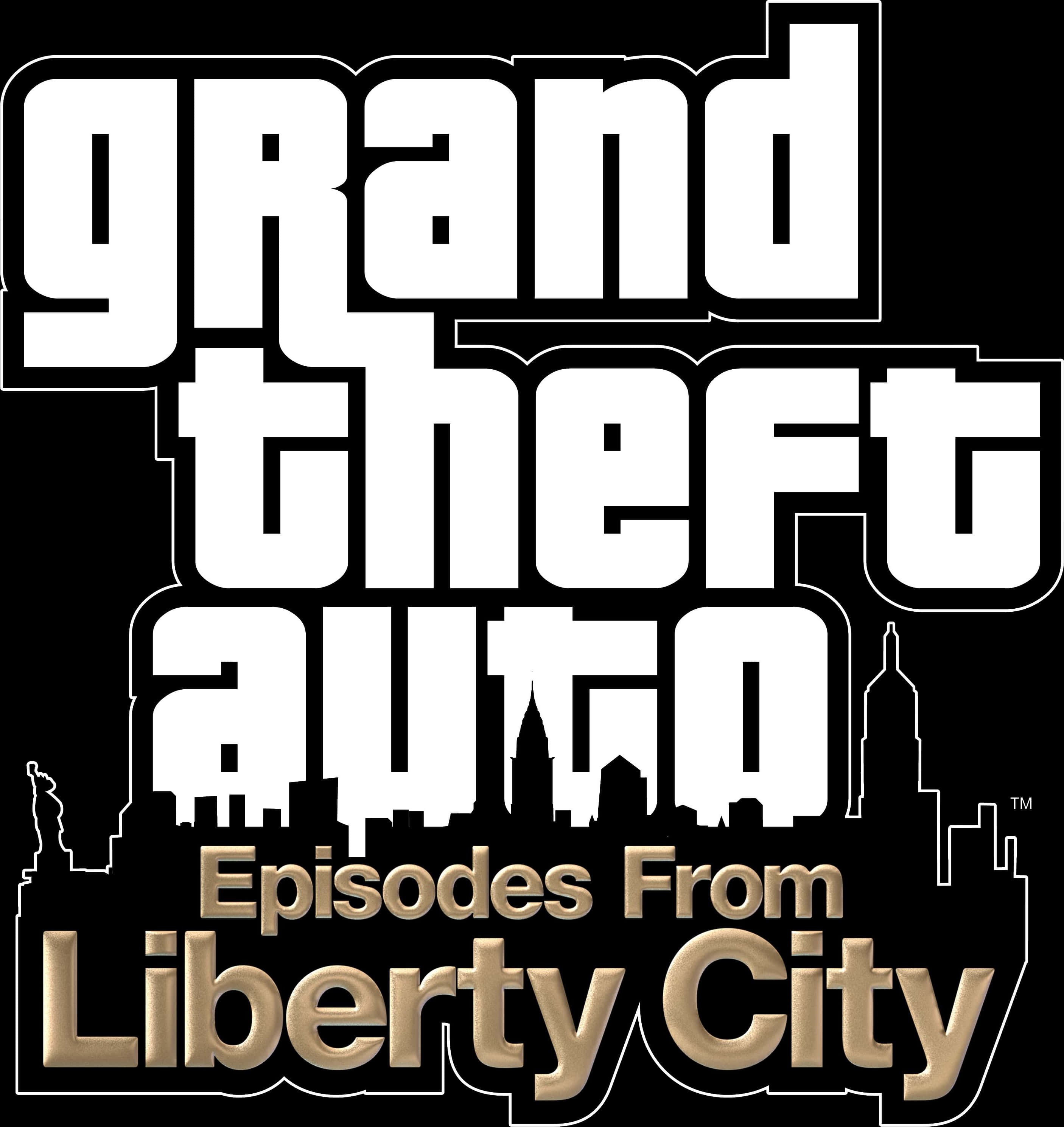 Logo G T A Episodes From Liberty City Fundal