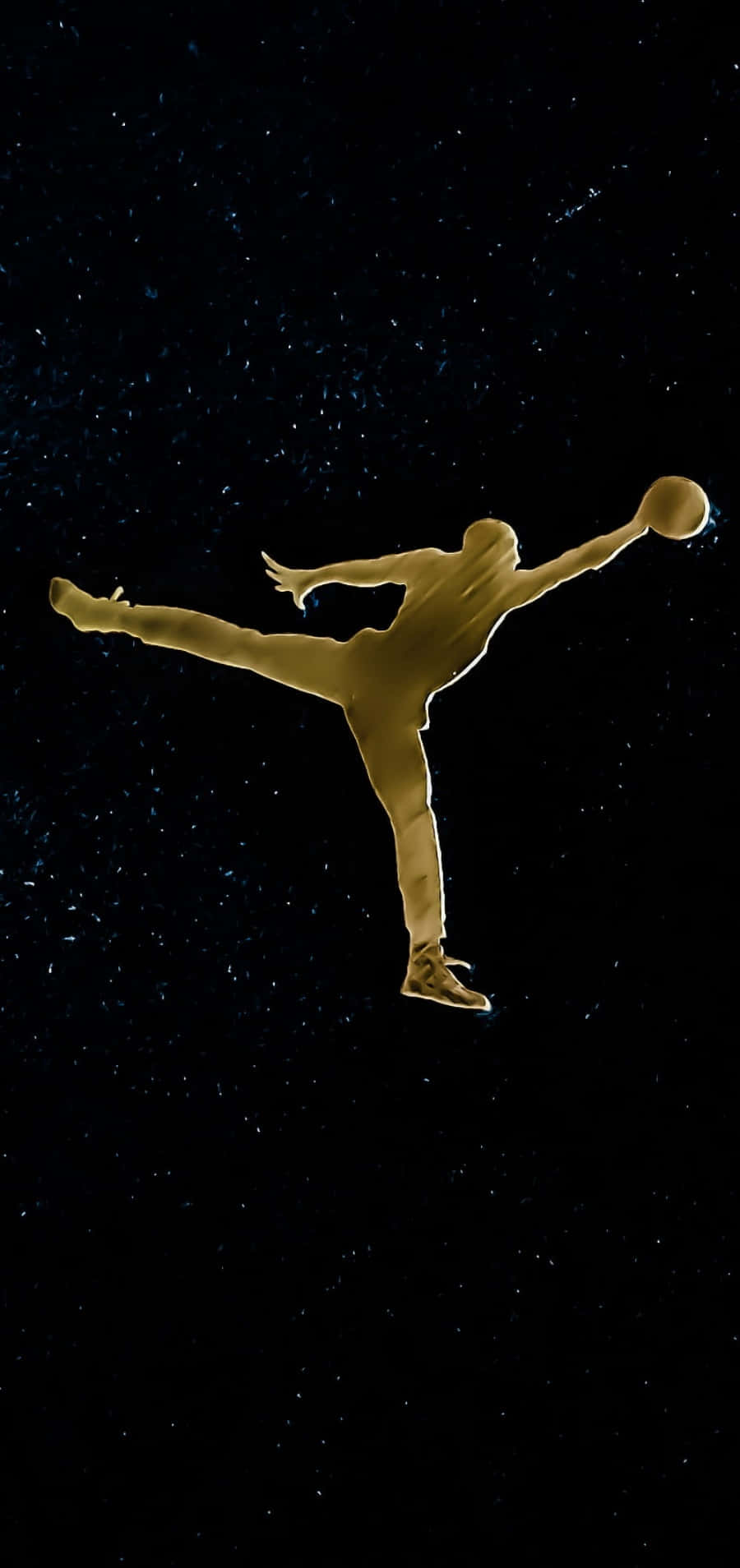 Logo Galaxy Jordan Auriu Fundal