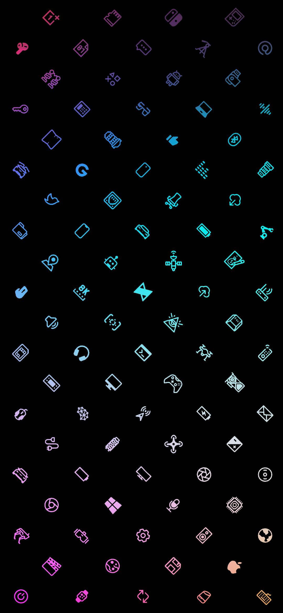 Logo Gaming Icons Estetic HD Fundal