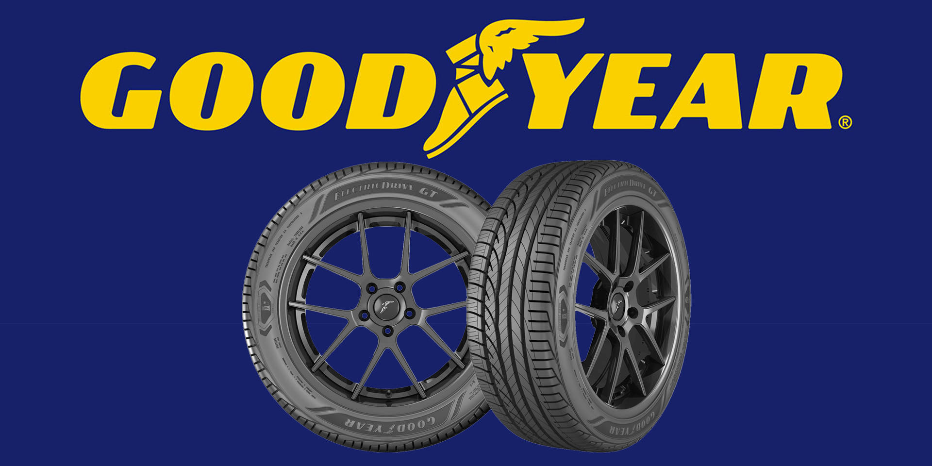Logo Goodyear cu anvelope