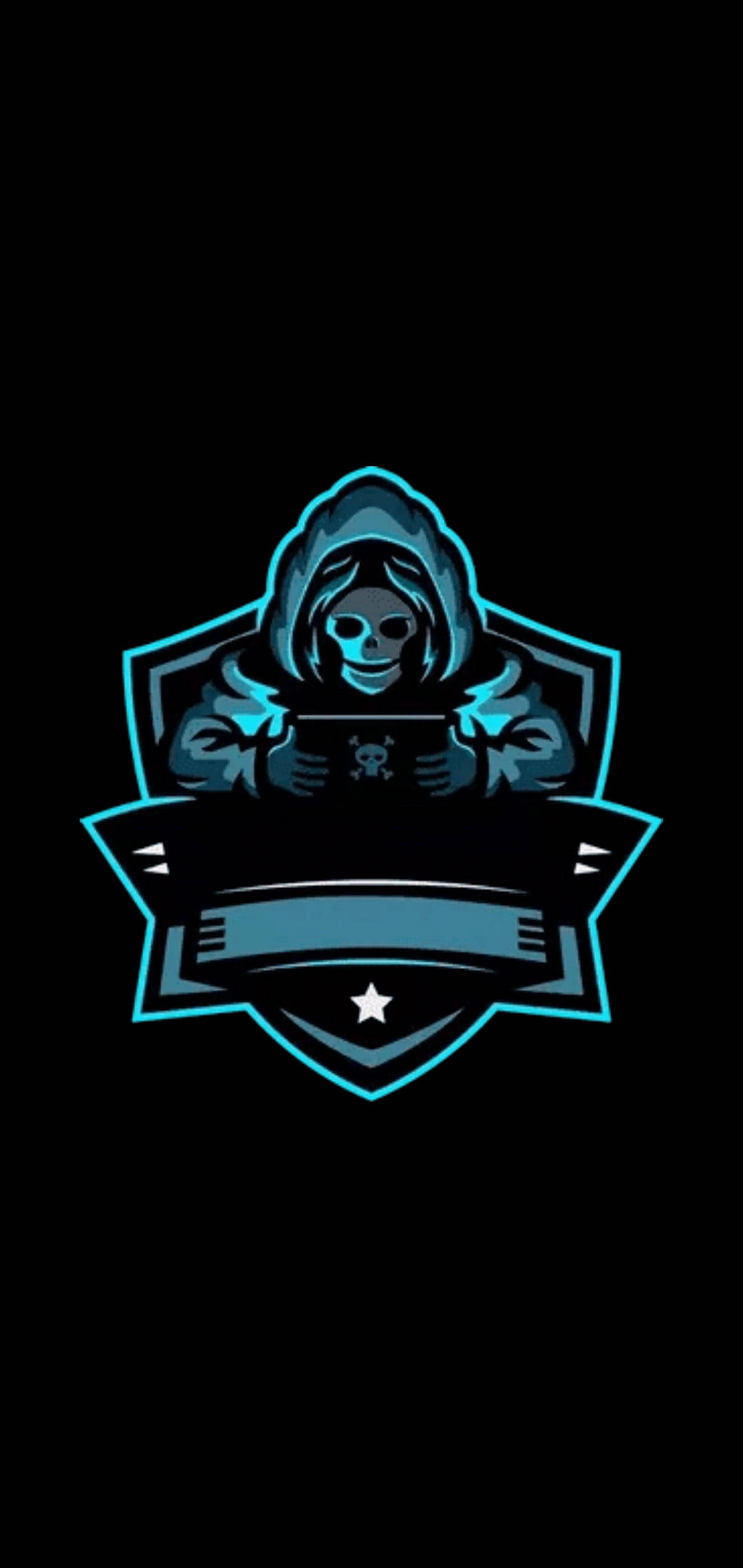 Logo HD cu Moartea Jucând Jocuri Fundal