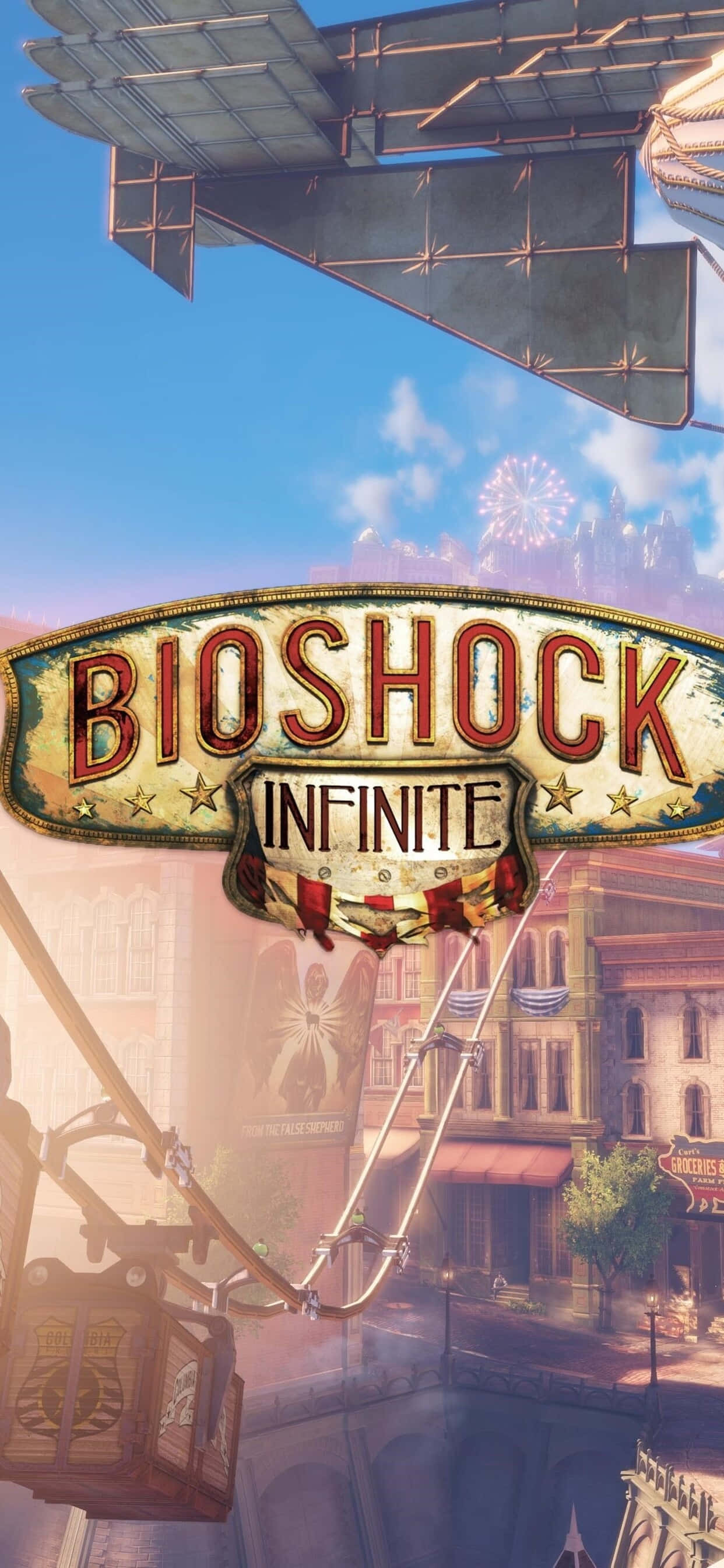 Logo iPhone Xs Max Bioshock Infinite Fundal
