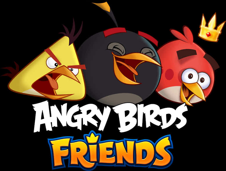 Logo Joc Angry Birds Friends Fundal