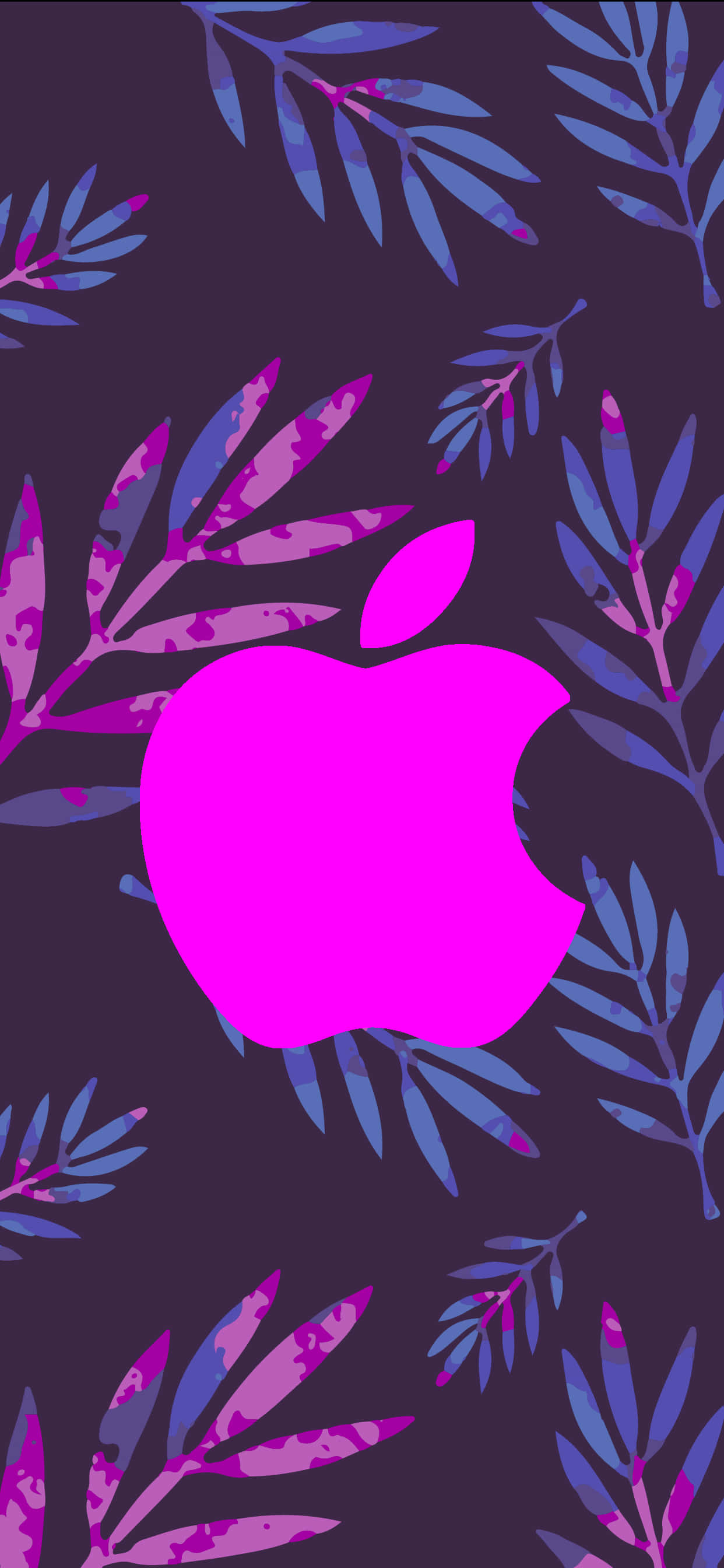 Logo Mare Purple Amazing Apple HD iPhone Fundal