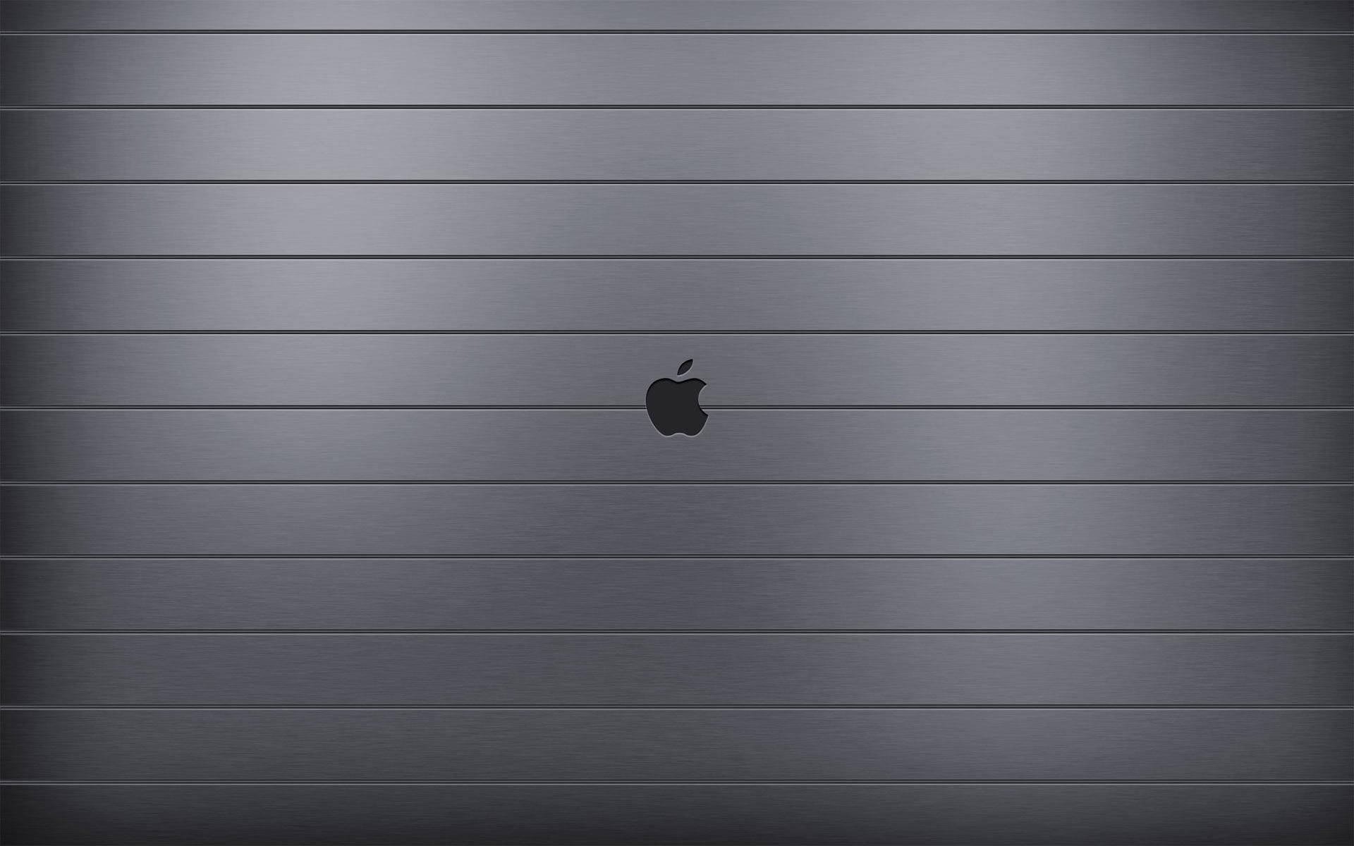 Logo Metalic MacBook Air Fundal