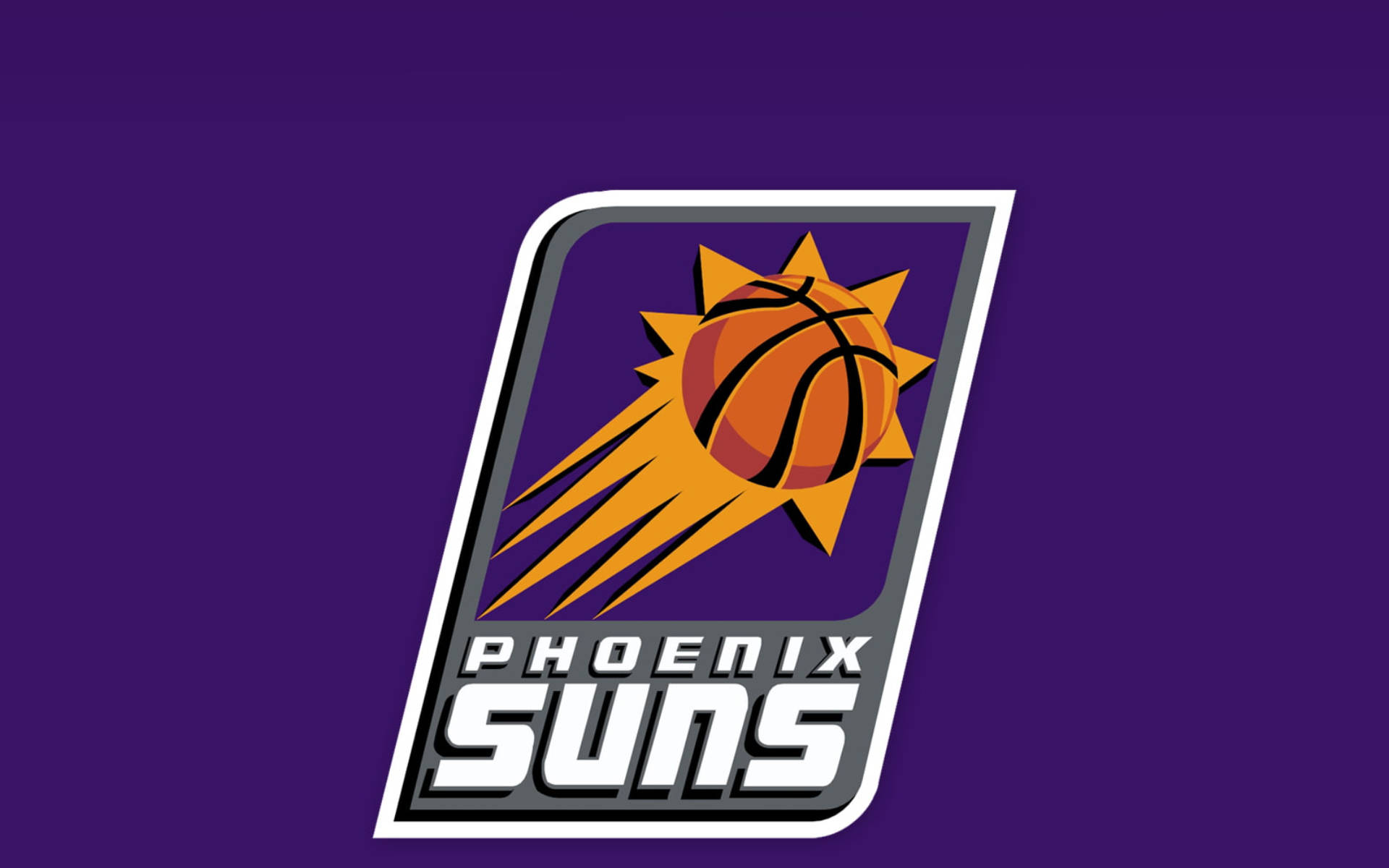 Logo NBA Phoenix Suns în Violet Fundal