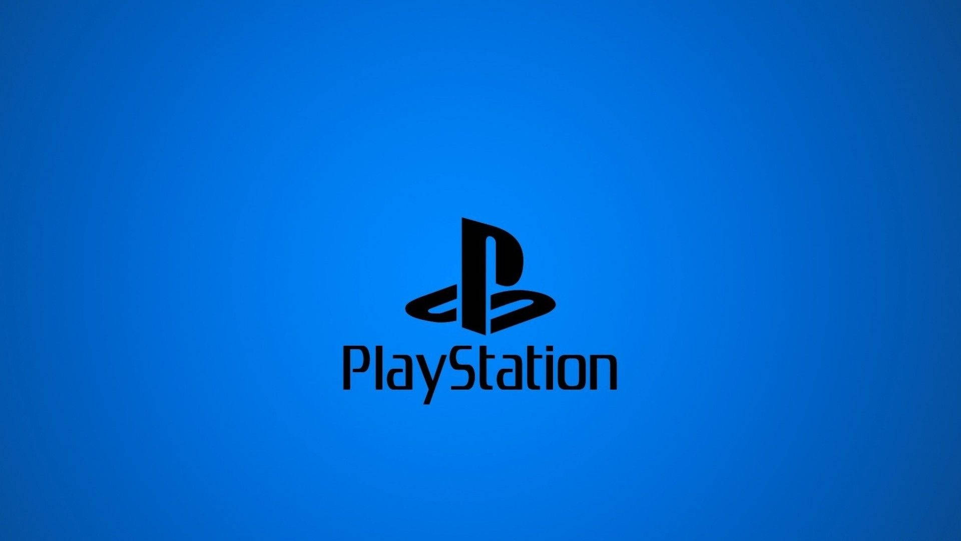 Logo Neon Albastru PS4 Fundal