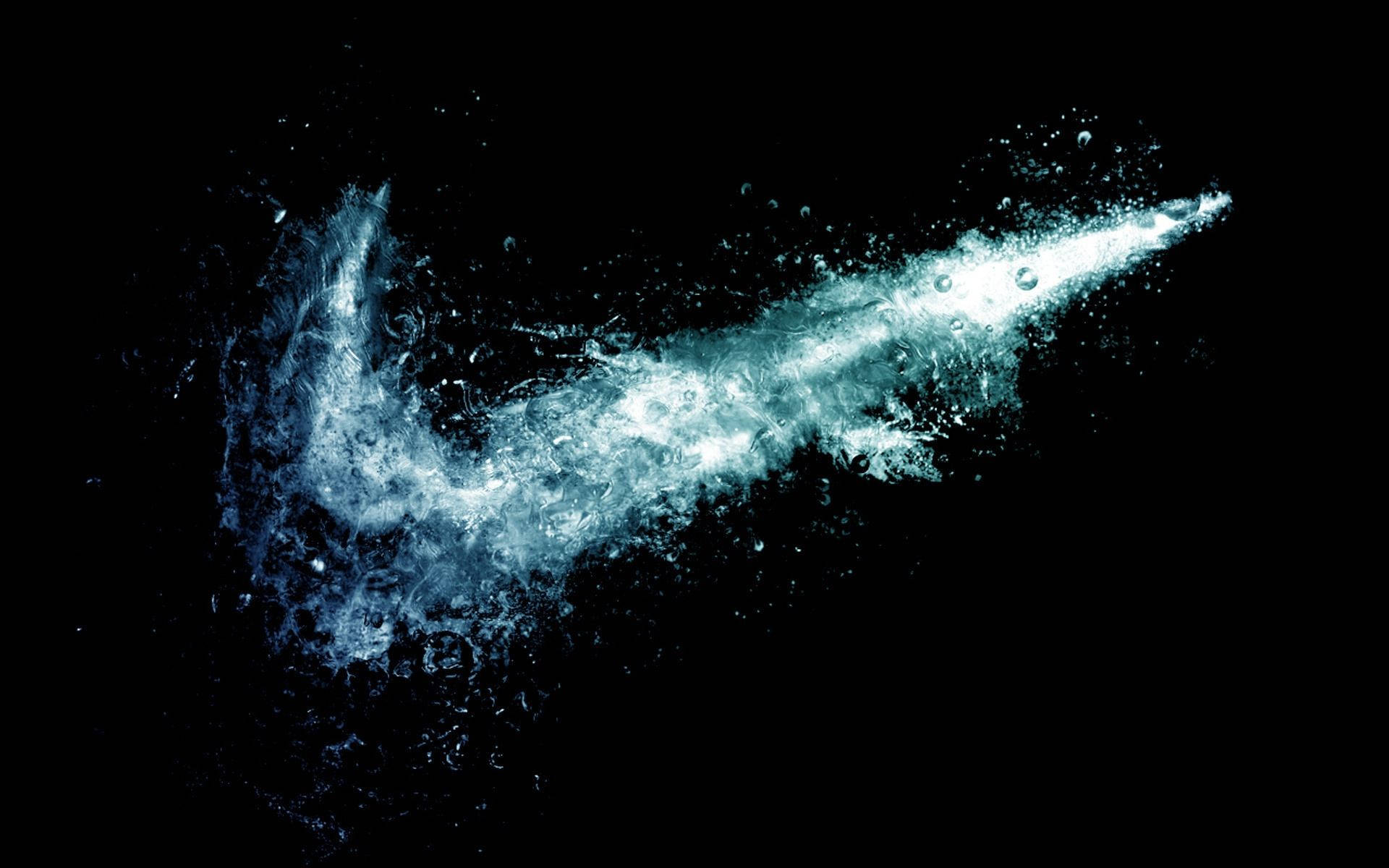 Logo Nike din apă Fundal