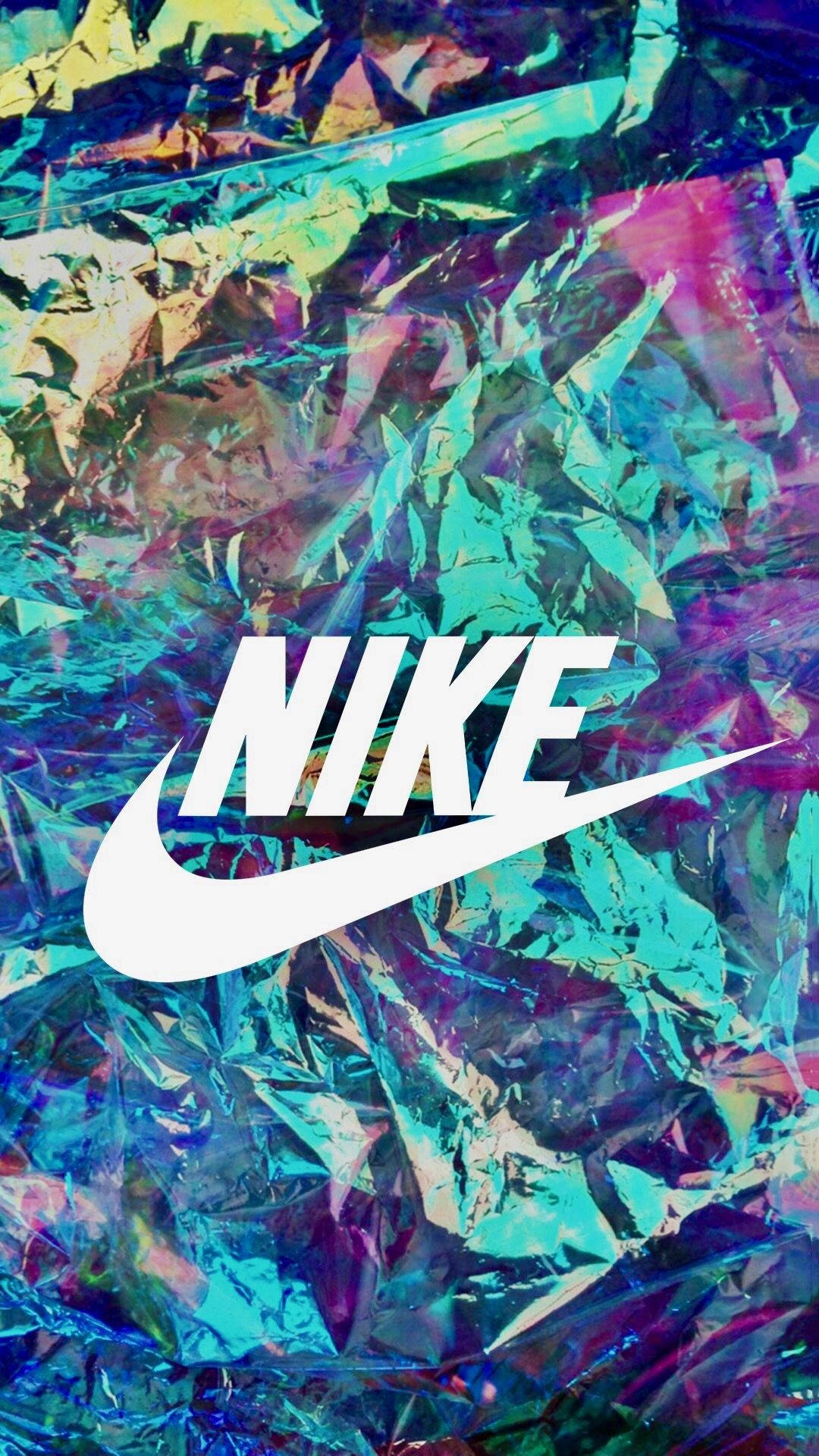 Logo Nike holografic cool Fundal
