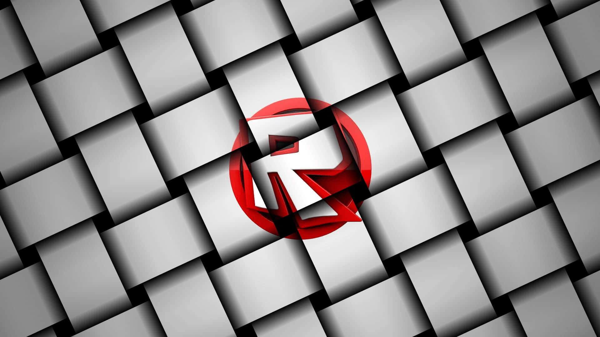 Logo Roblox imprimat pe blocuri dreptunghiulare Fundal