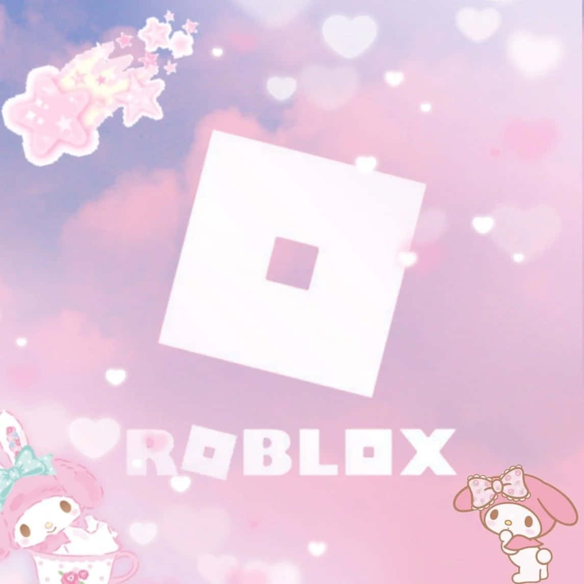 Logo Roblox Kawaii Estetic Fundal