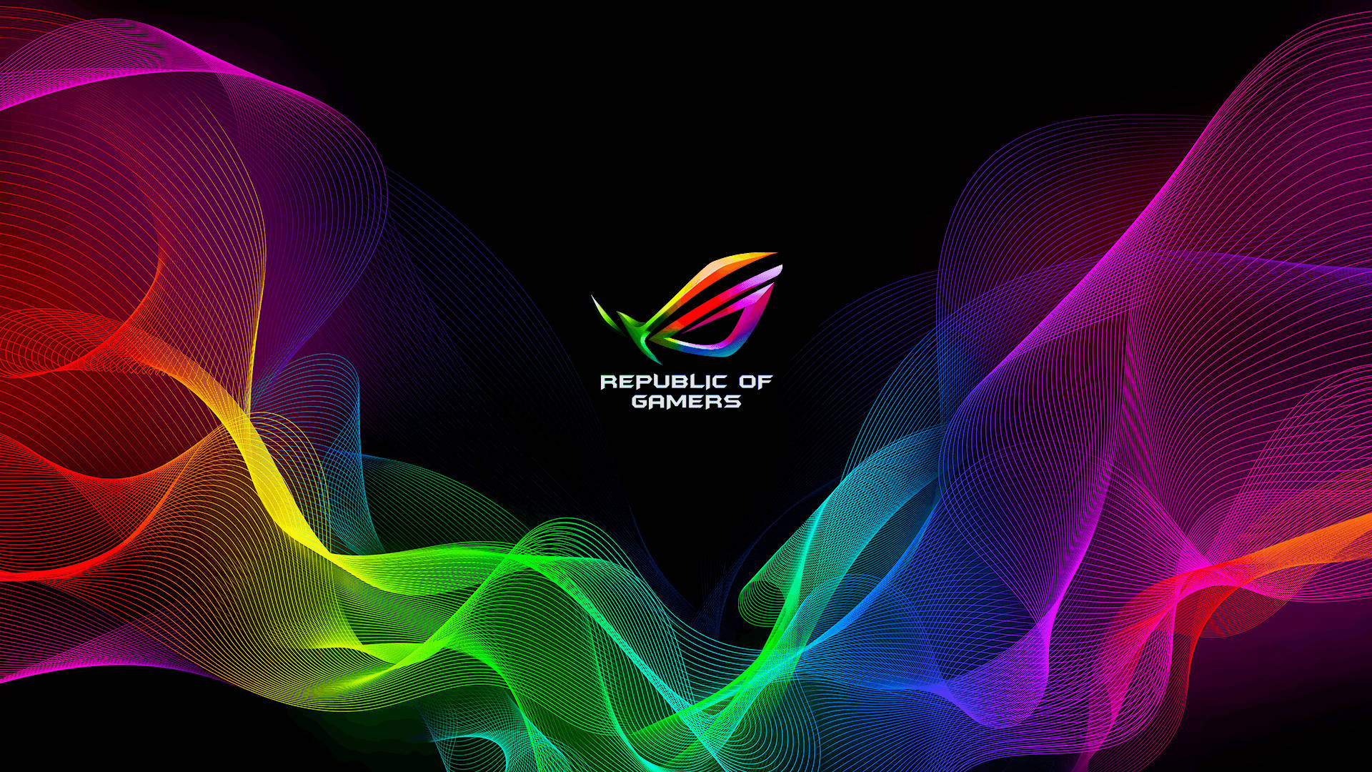 Logo ROG RGB 4K Fundal