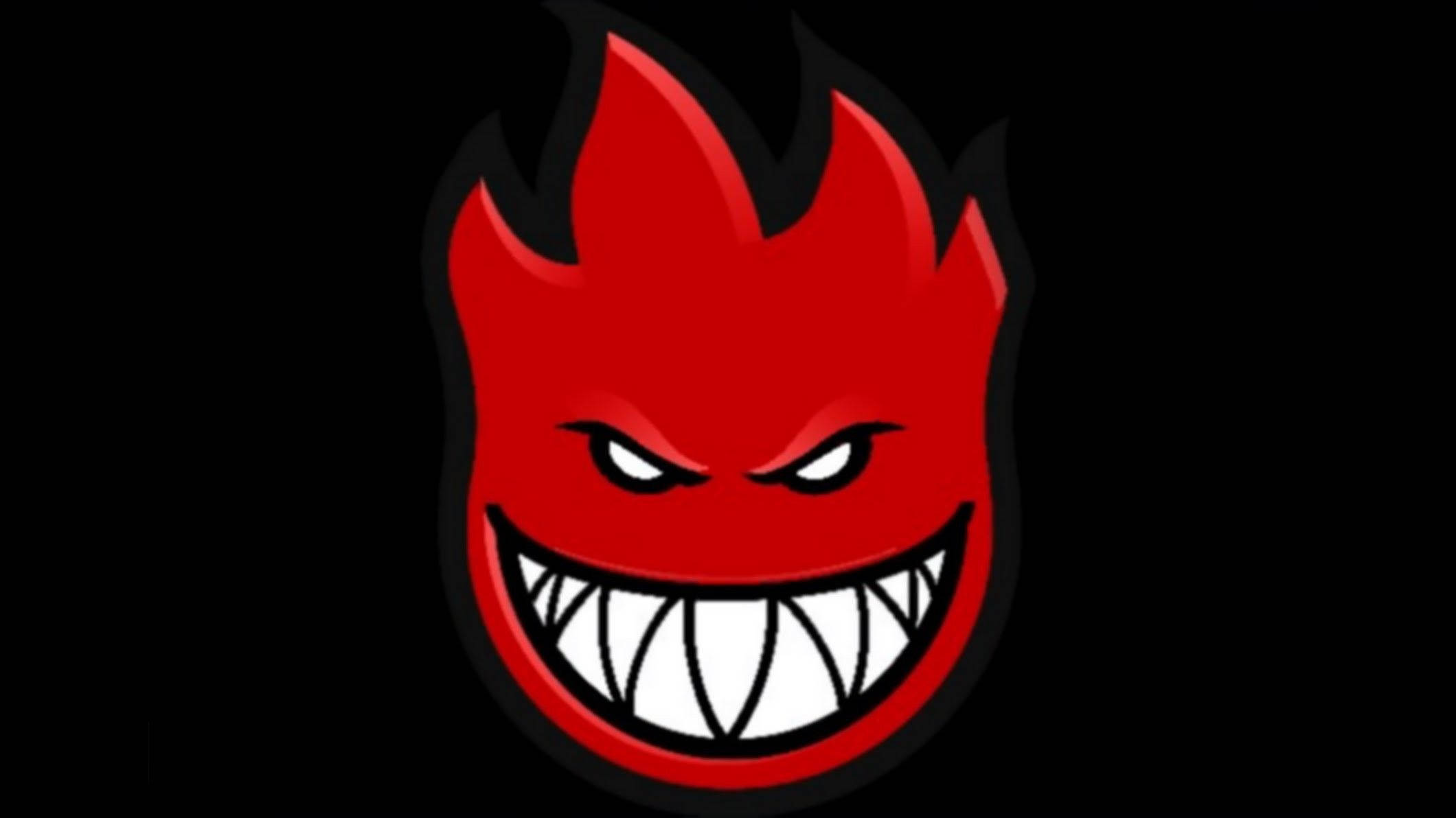 Logo Spitfire Roșu și Negru Fundal