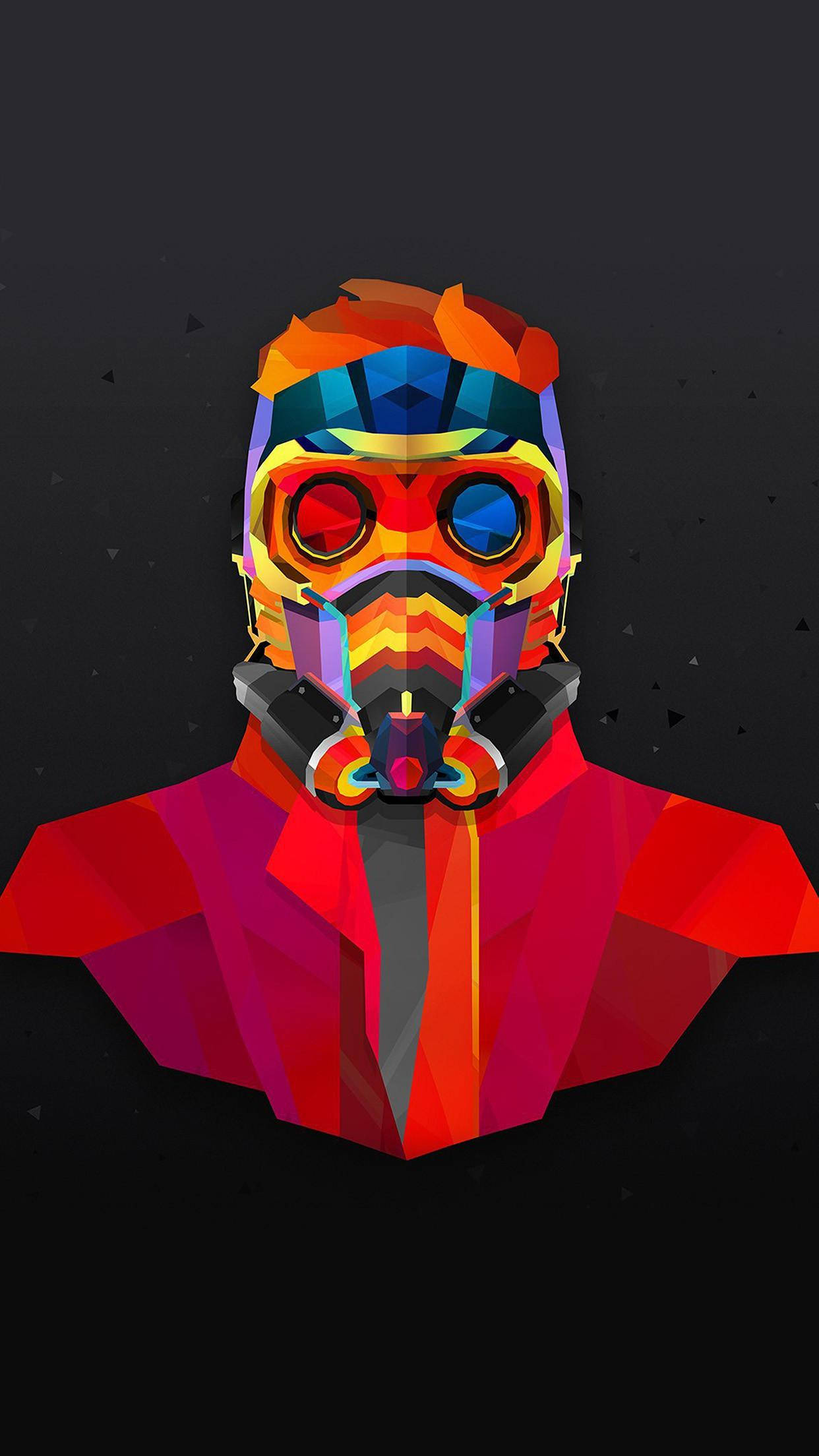 Logo Star Lord Marvel iPhone X Fundal