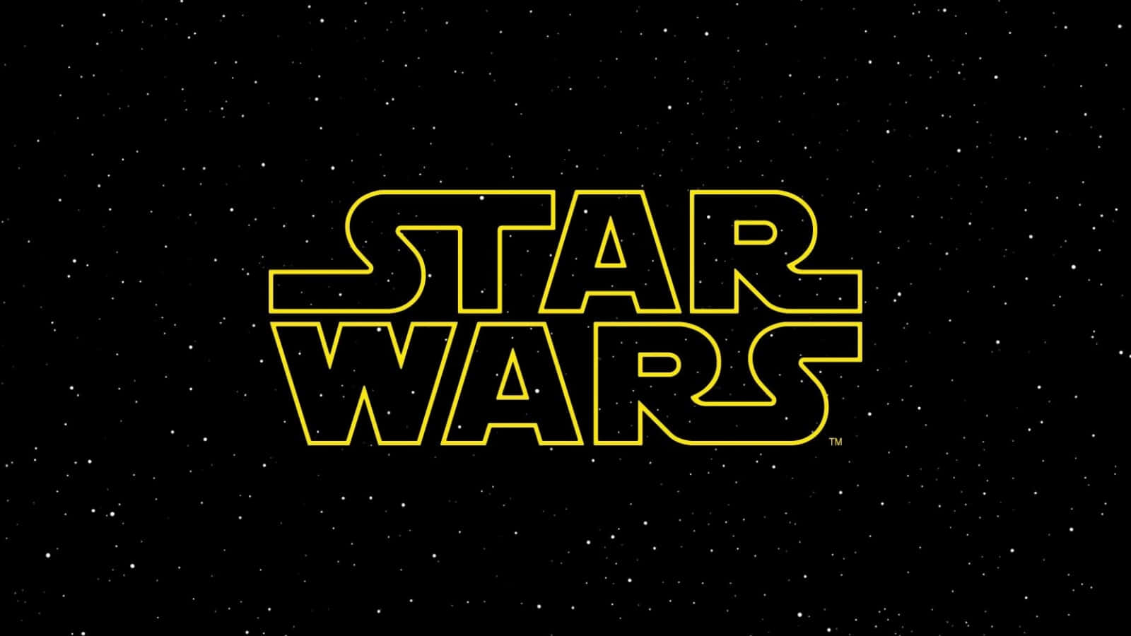 Logo Star Wars pe cer înstelat Fundal