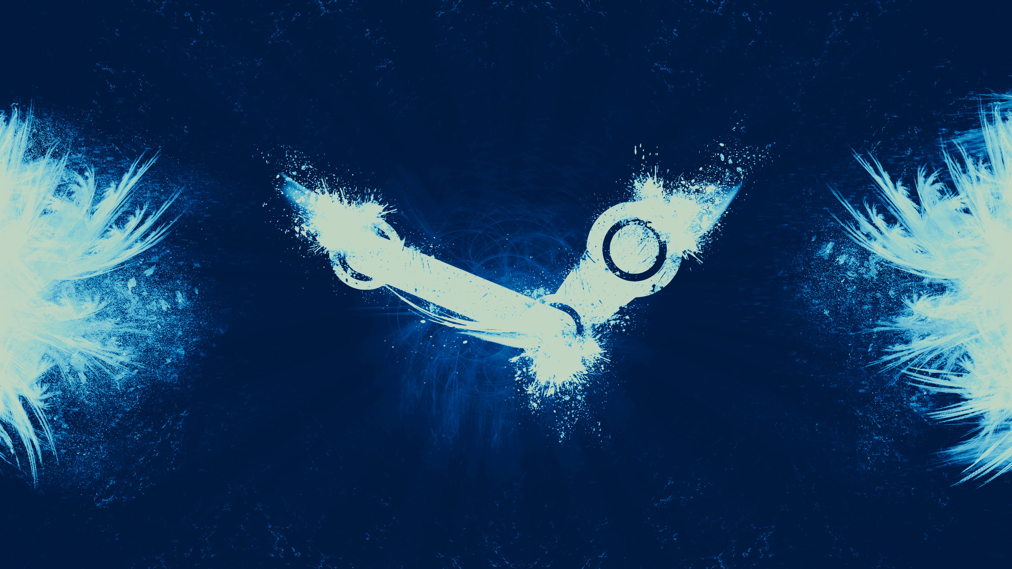 Logo Steam în calitate 4K Fundal