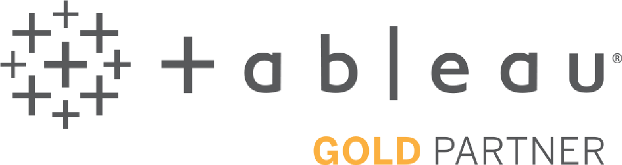 Logo Tableau Gold Partner Fundal