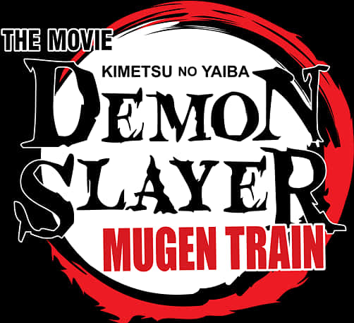 Logo-ul filmului Demon Slayer: Mugen Train Fundal