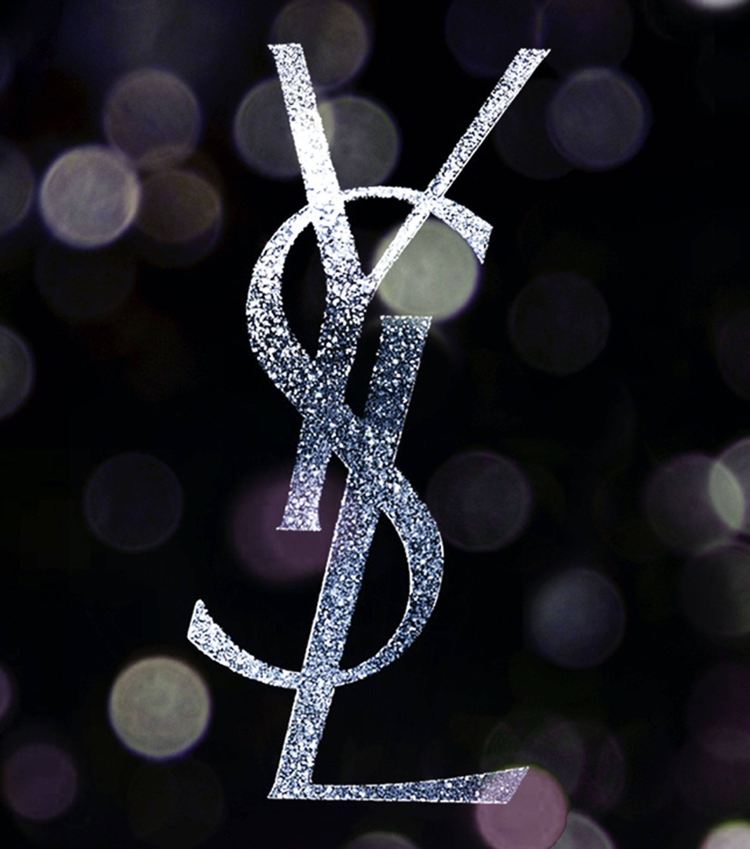 Logo YSL Ediția de Crăciun Fundal