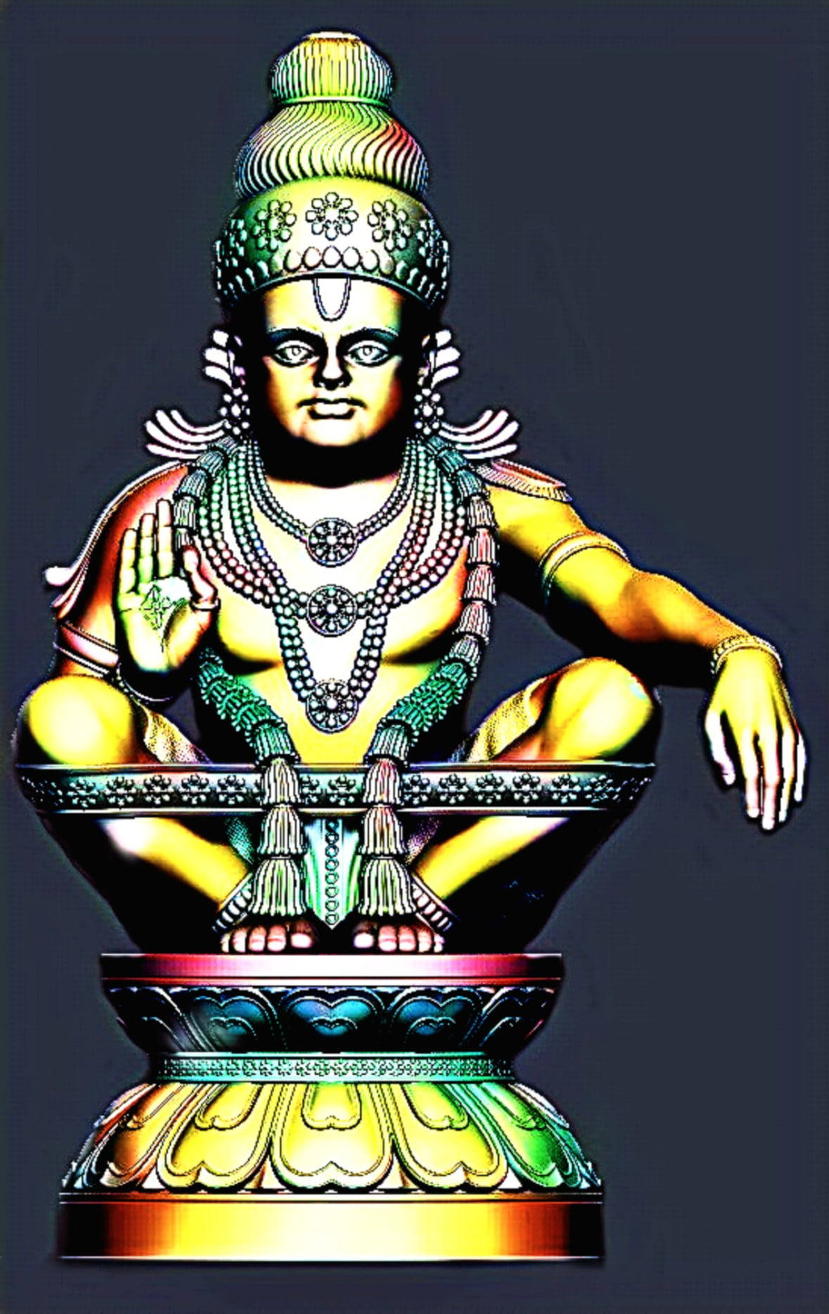 Lord Ayyappa Pe Fundal Gri Fundal