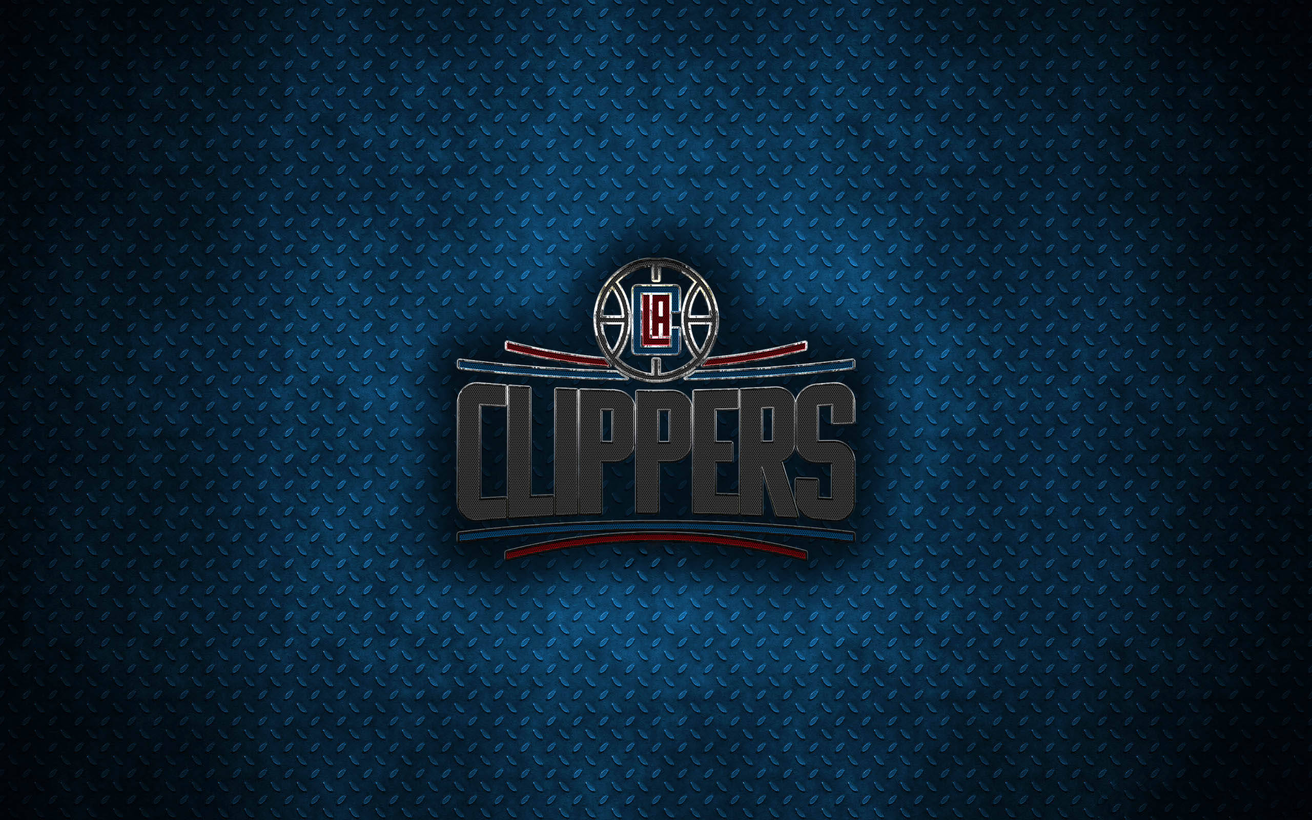 Los Angeles Clippers Metallic Background Fundal