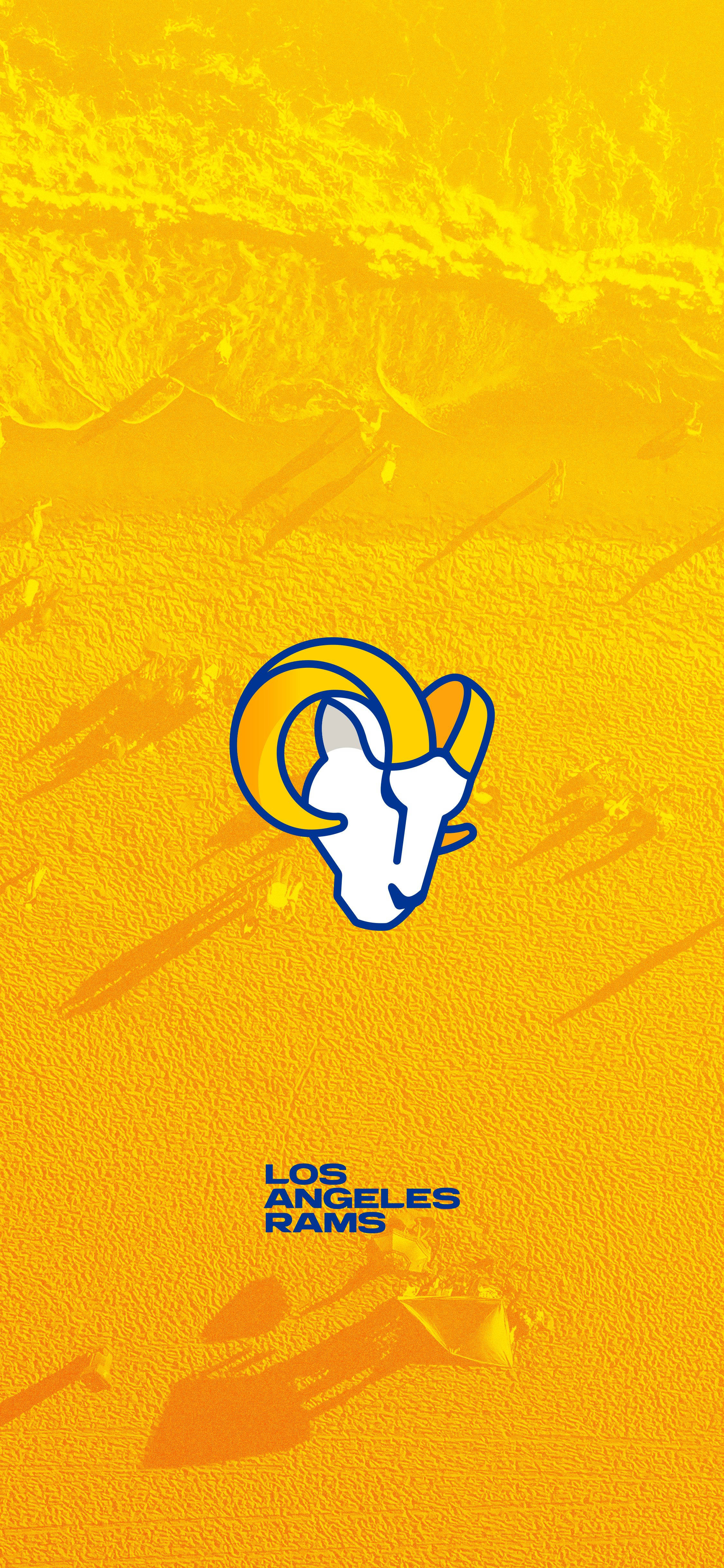 Los Angeles Rams Logo Desen Anim Fundal
