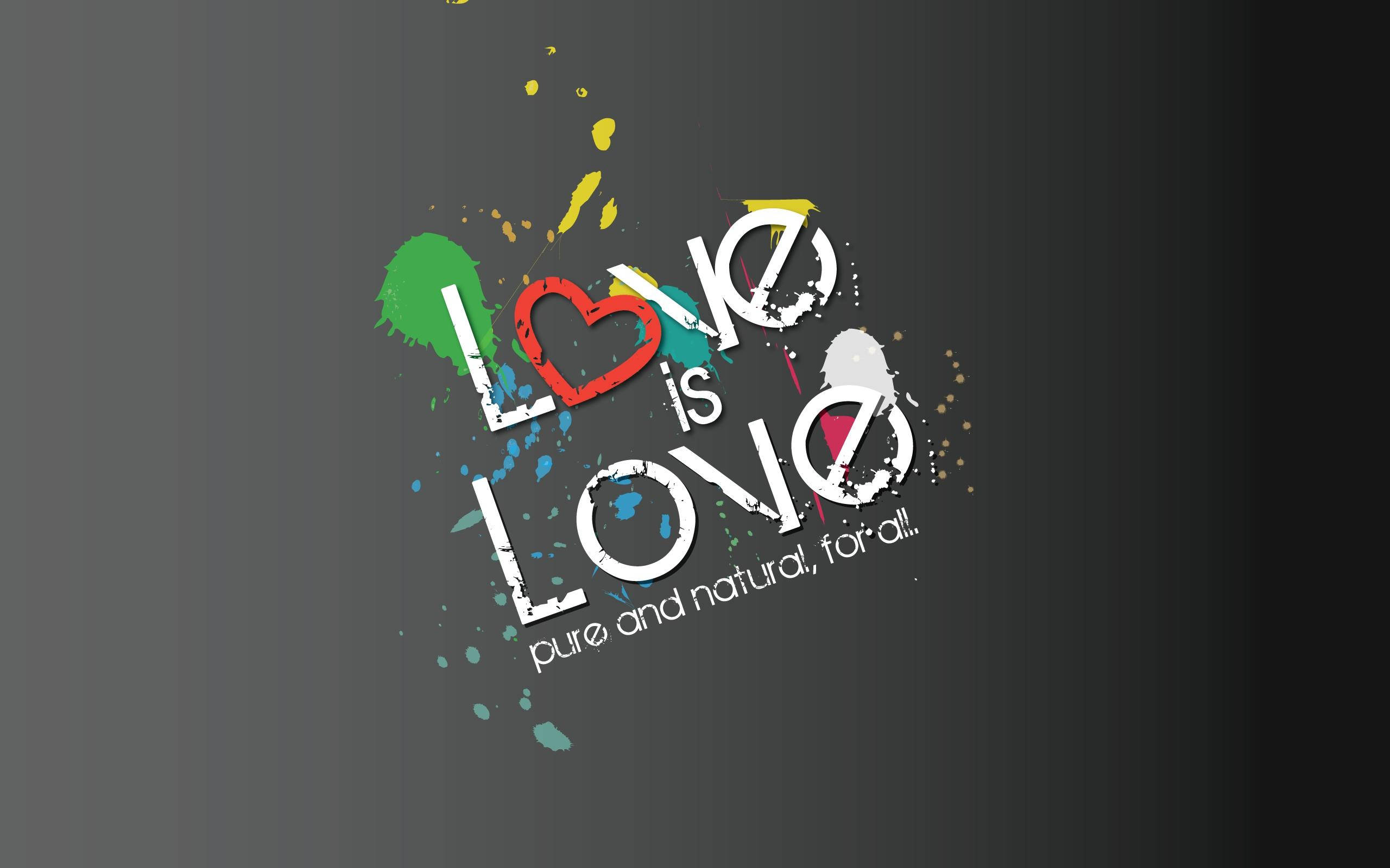 Love Is Love Citate de Artă Fundal