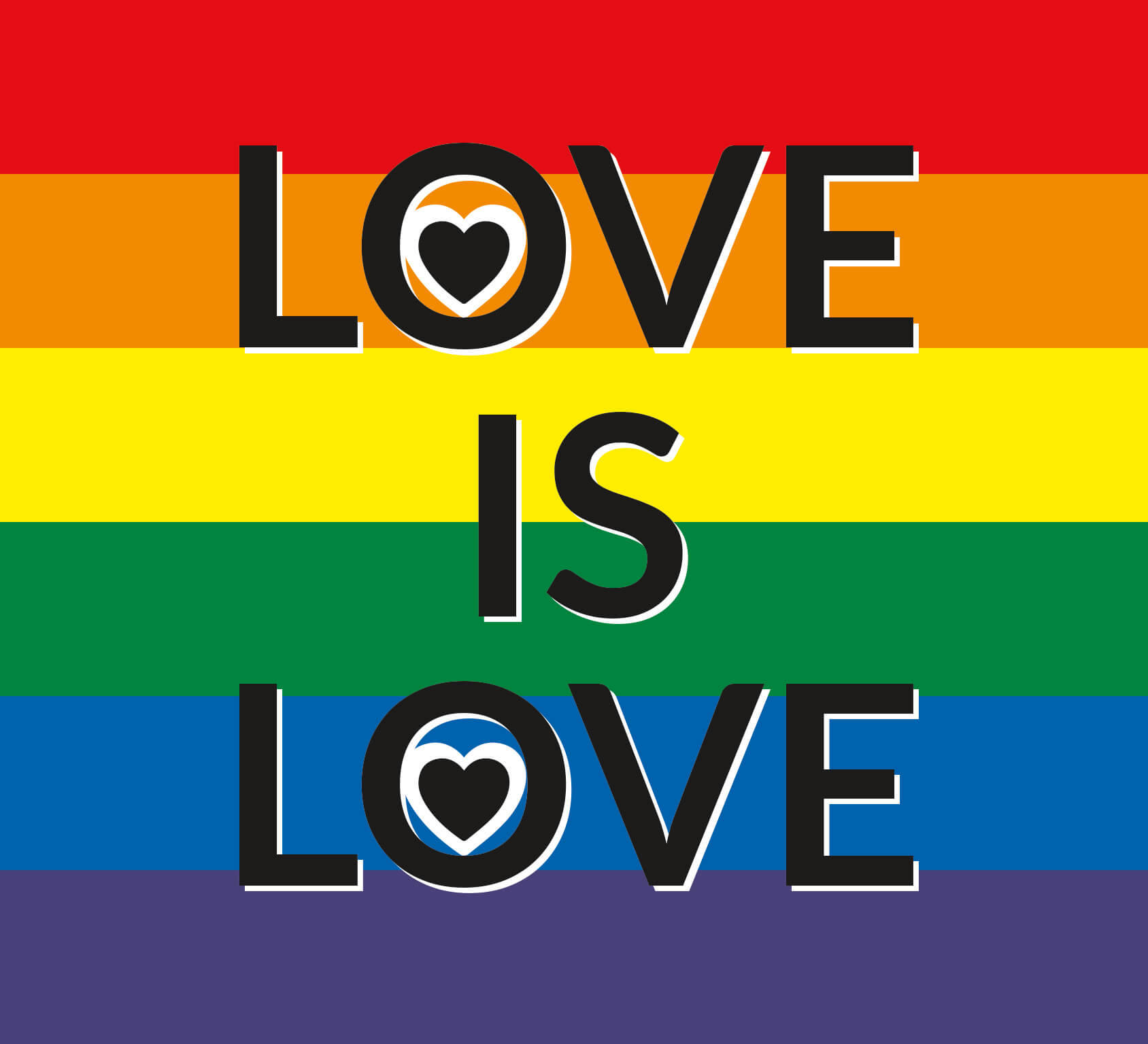 Love Is Love Curcubeu Fundal