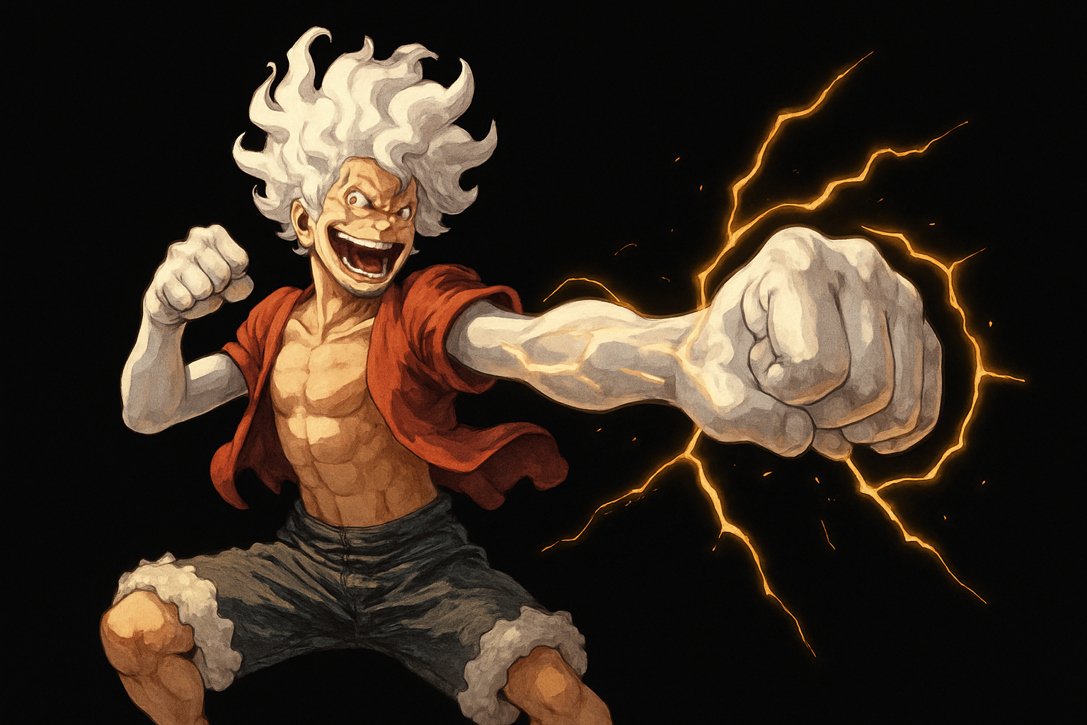 Luffy cu lovitura sa knockout Fundal