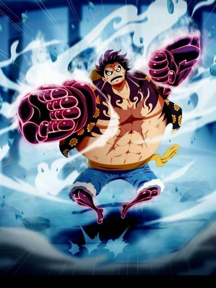 Luffy Gear 4 Pugna Puternică Fundal