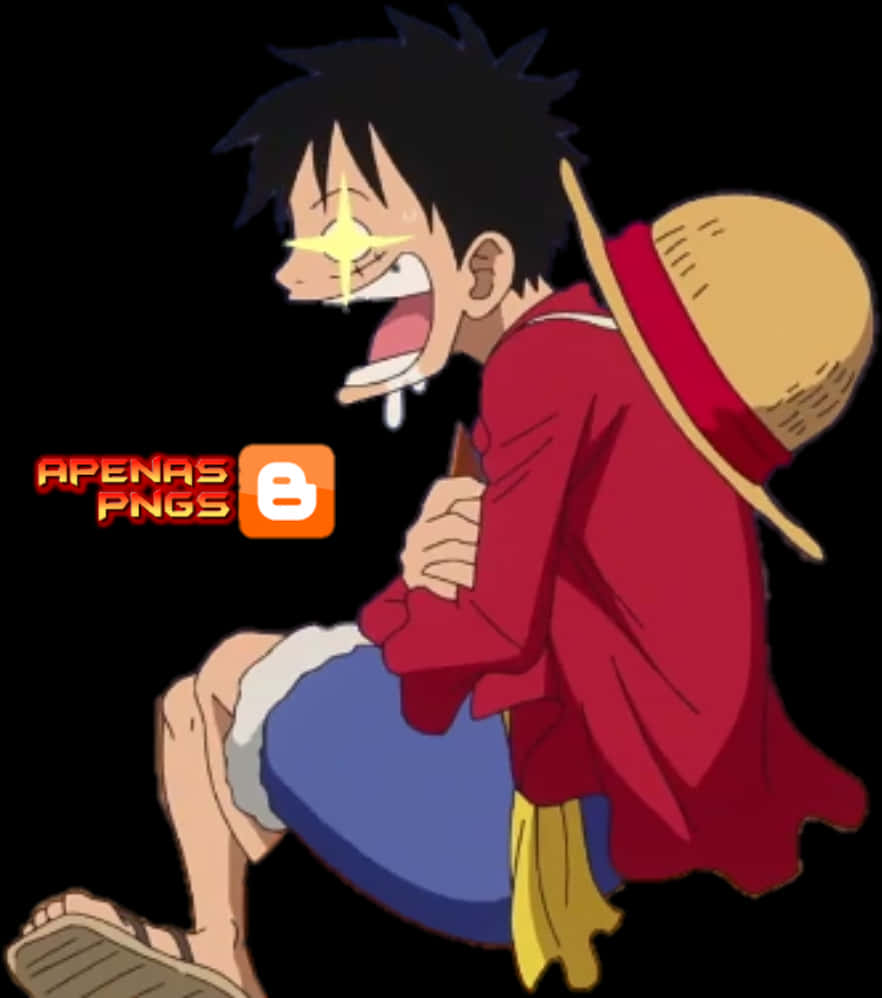Luffy Plângând Personaj One Piece Fundal