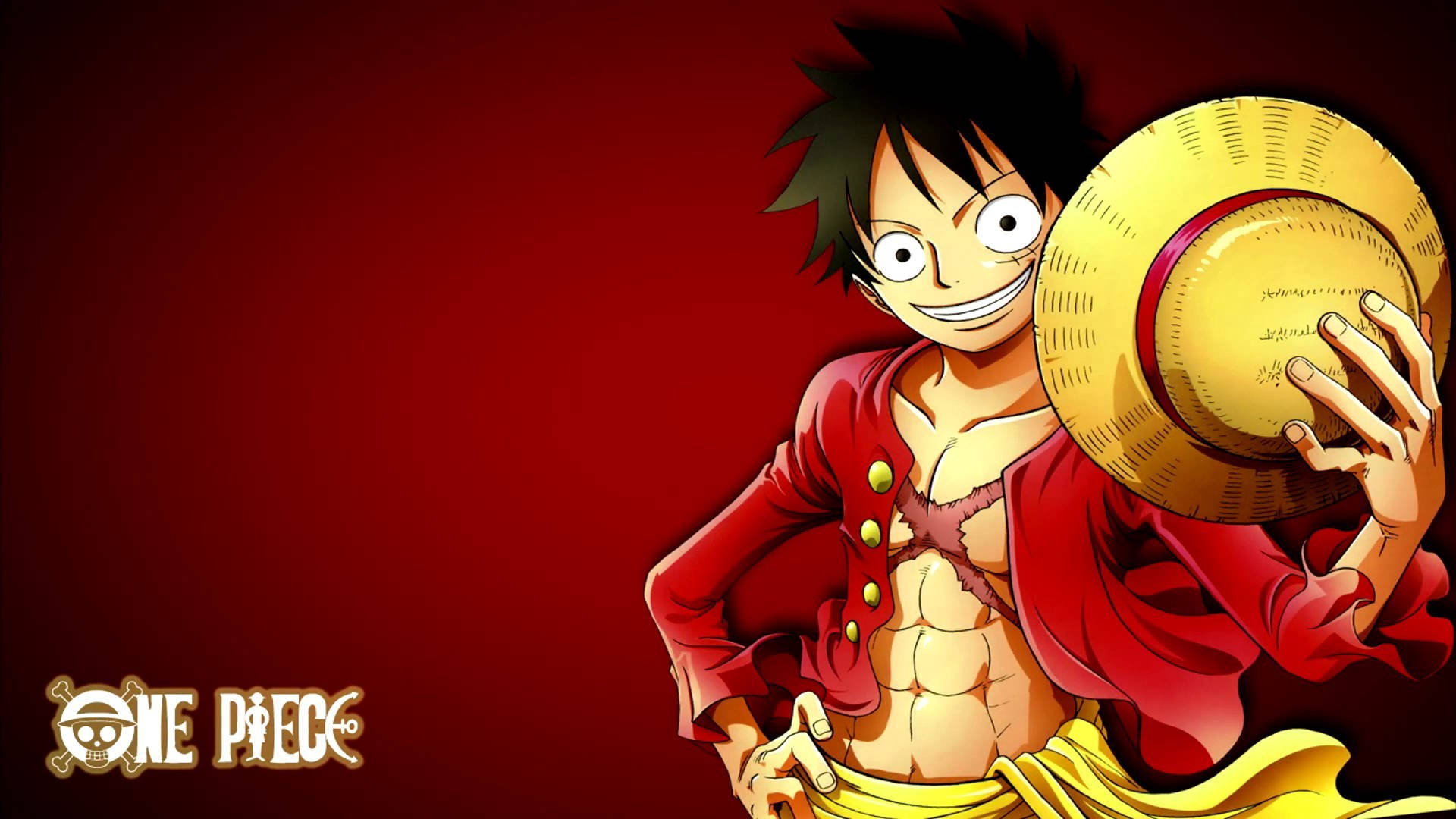 Luffy Regele Piraților Anime Fundal