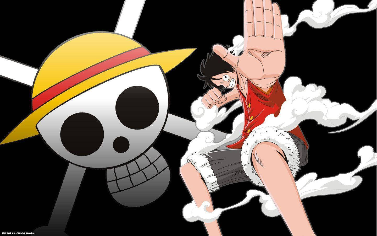 Luffy și Chopper în tandem Fundal
