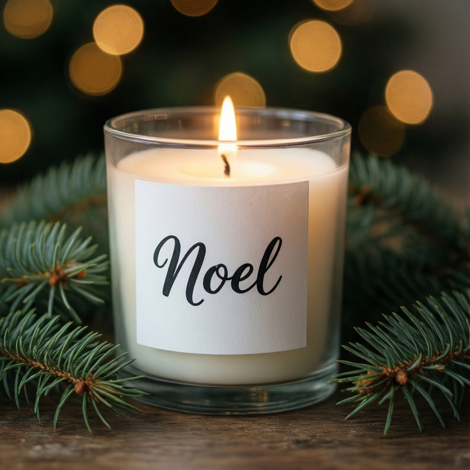 Lumânare Noel Fundal
