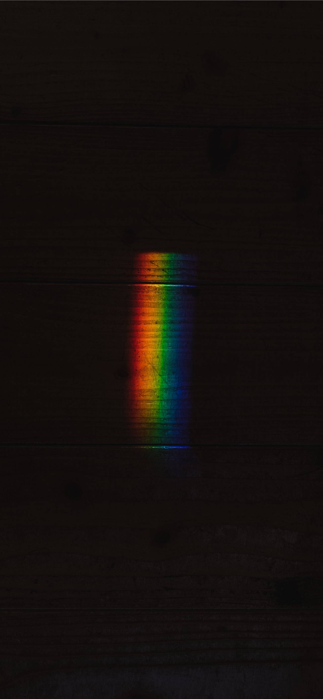 Lumină Curcubeu în Apple iPhone Negru Fundal