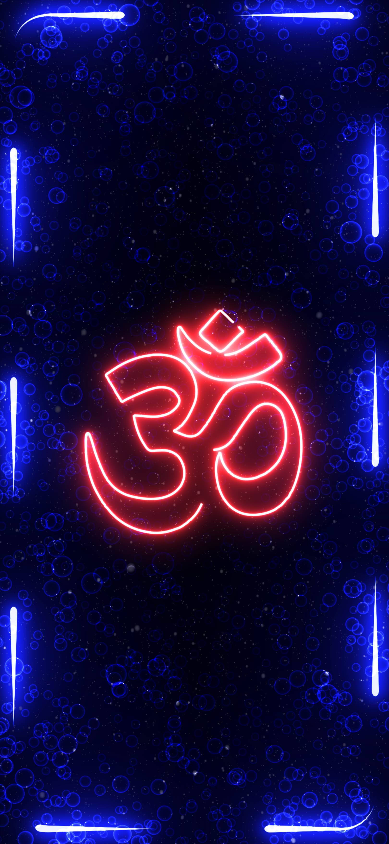 Lumină Neon Roșie cu Simbolul Om Fundal