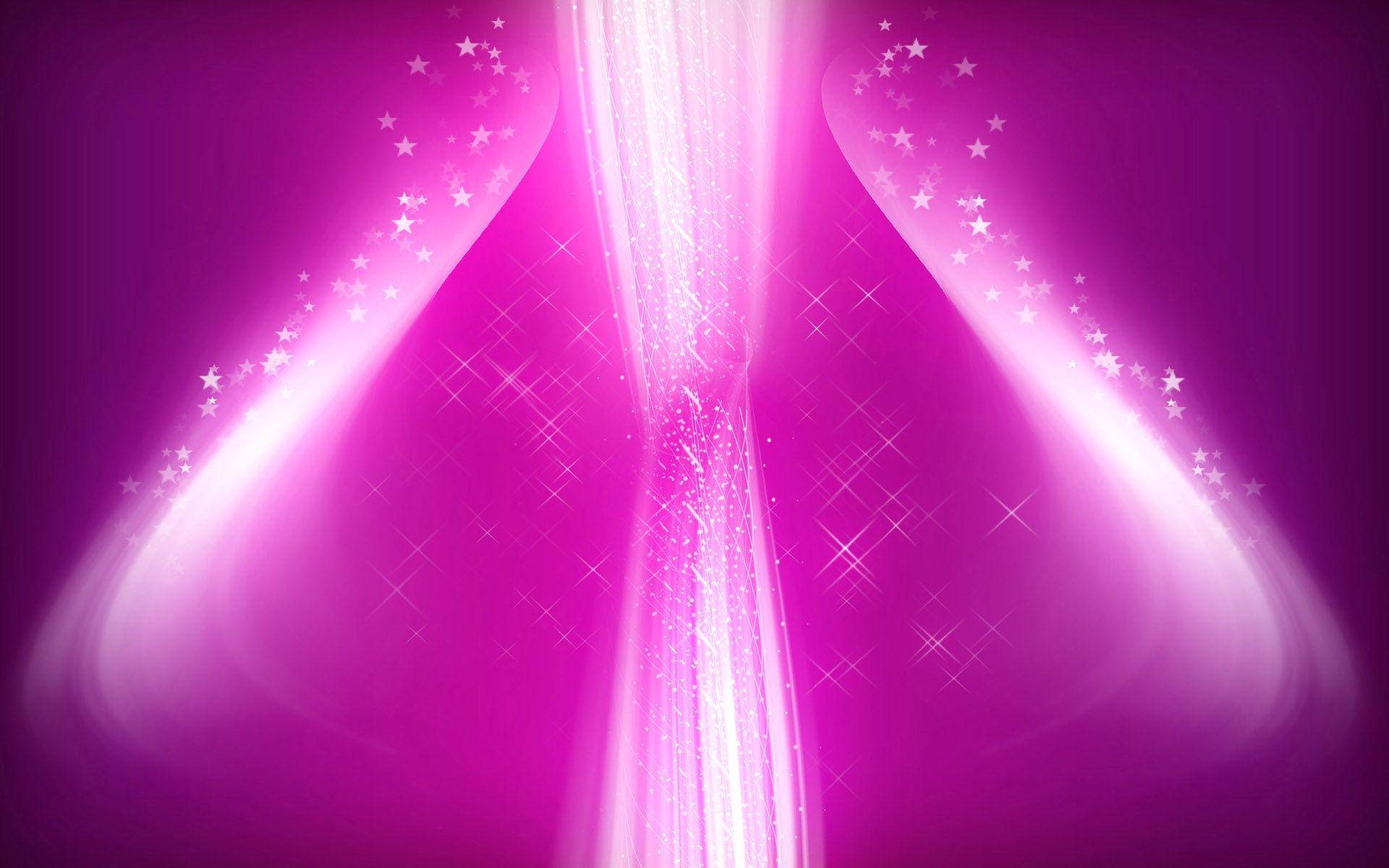 Lumini abstracte roz neon cu sclipici Fundal