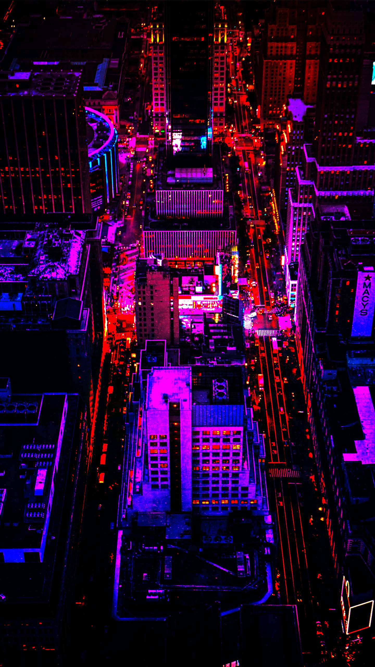 Luminile Orașului Las Vegas pentru iPhone Fundal