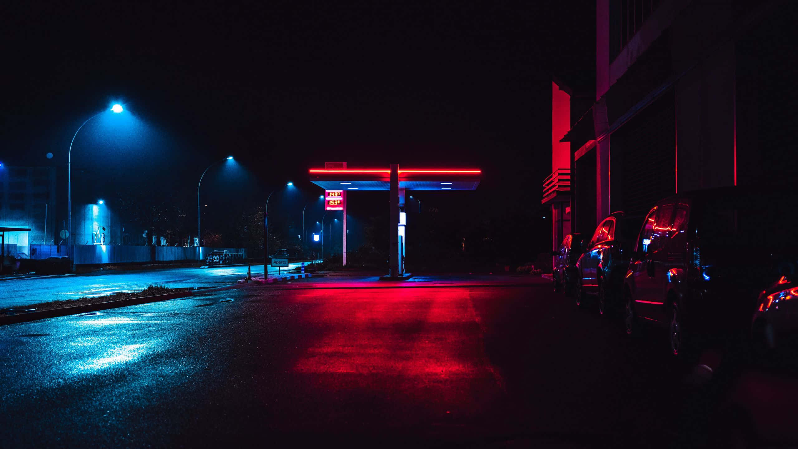 Luminile strălucitoare ale orașului neon Fundal