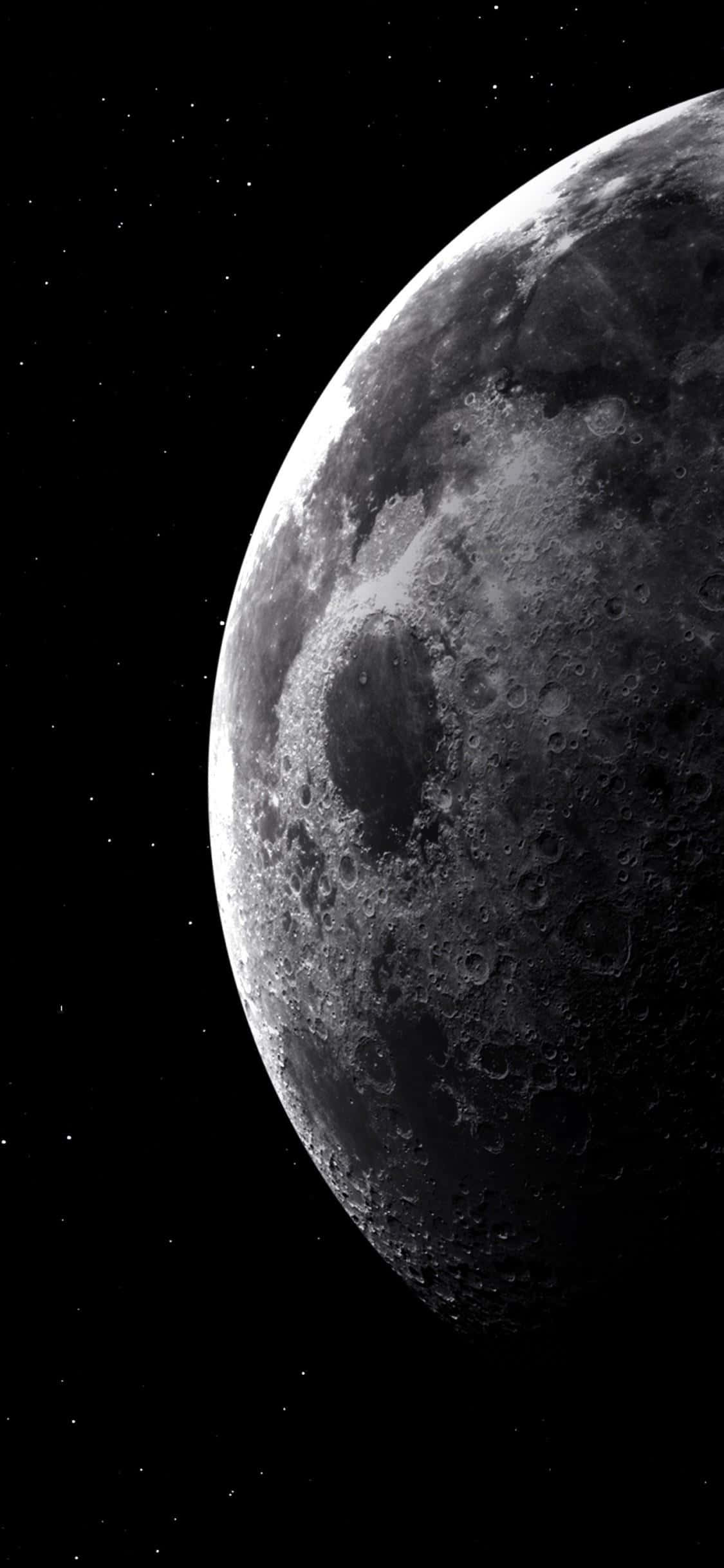 Luna curbă iPhone Fundal