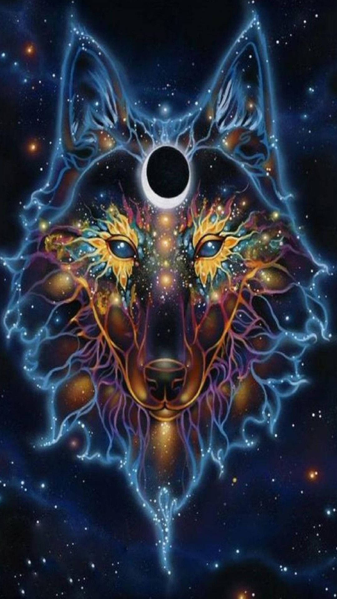 Lup Divin Estetic Spiritual Fundal