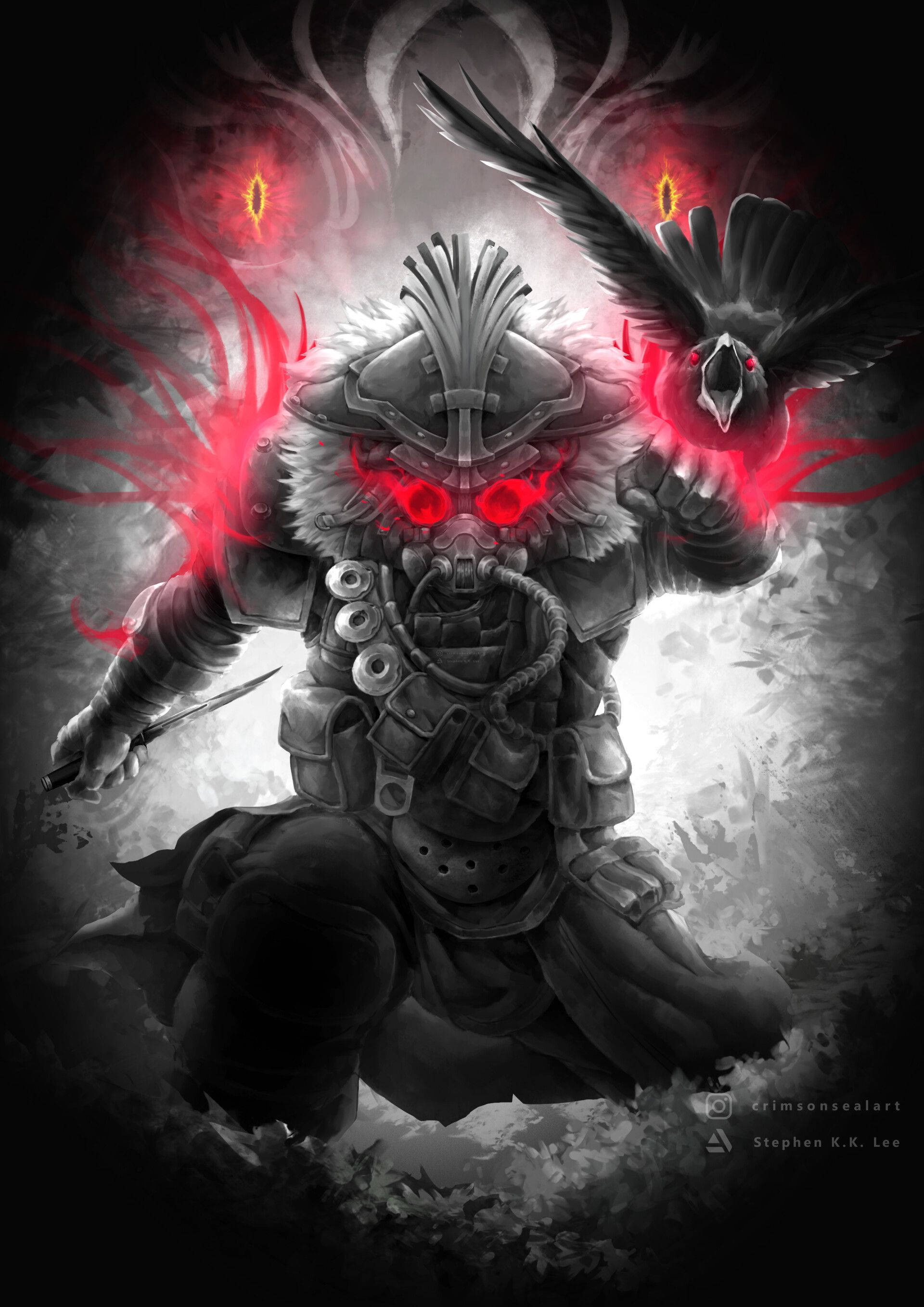 Luptă cu Curaj în Arena Apex Legends alături de Bloodhound! Fundal