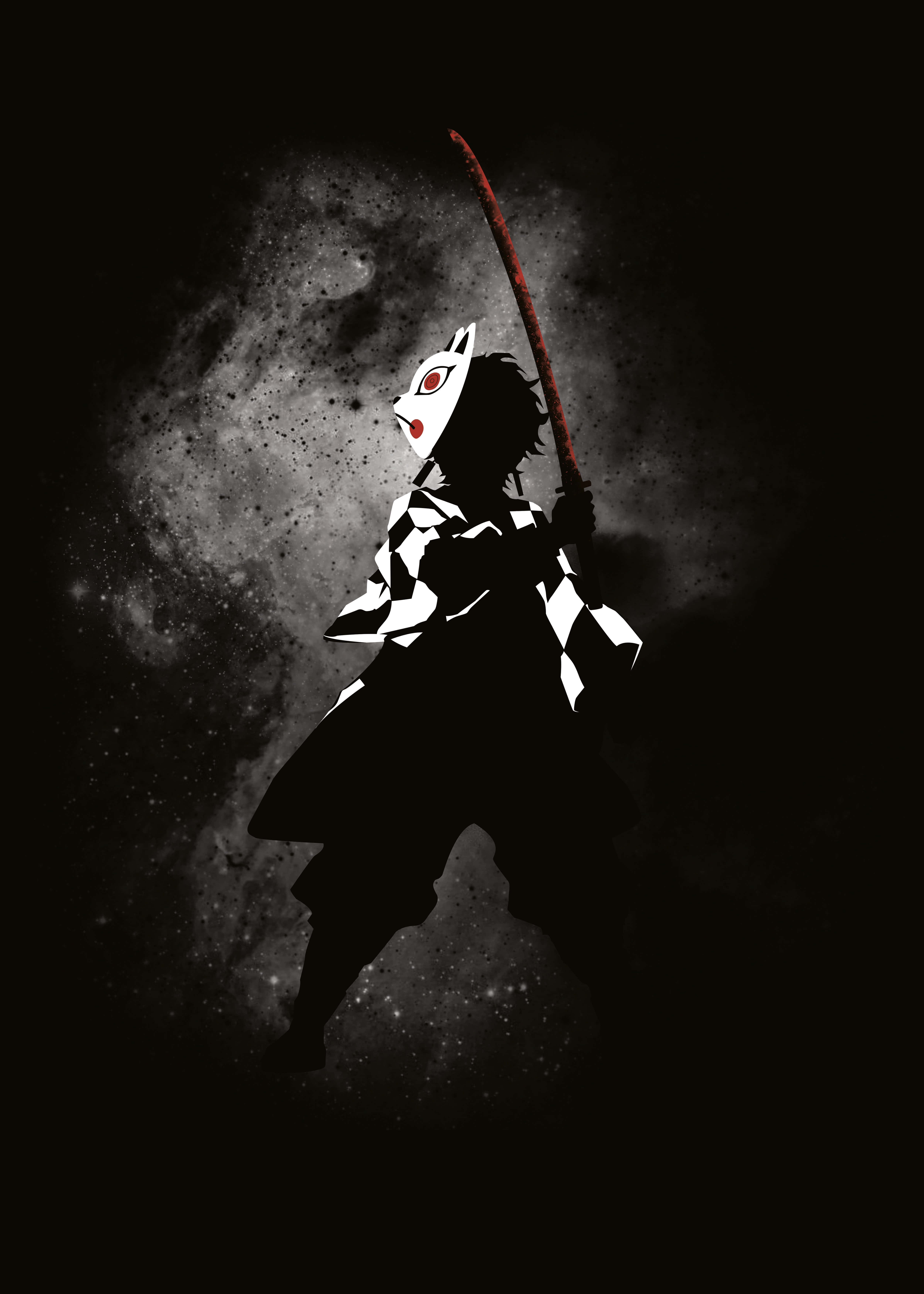 Luptă împotriva forțelor întunericului cu puterea Dark Demon Slayer Fundal