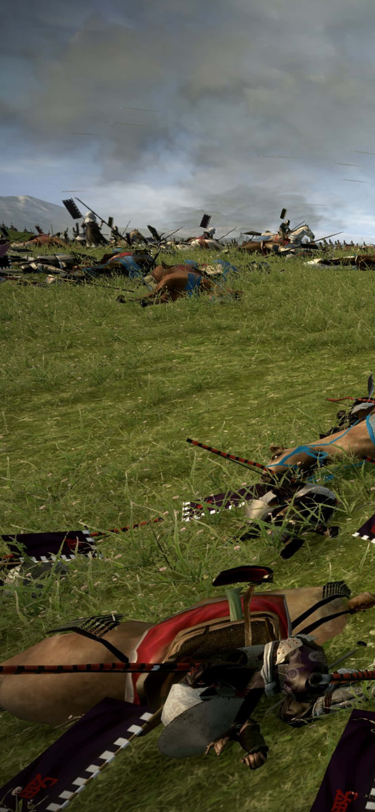 Luptă pe viață și pe moarte cu Total War Attila pe iPhone Xs Max Fundal