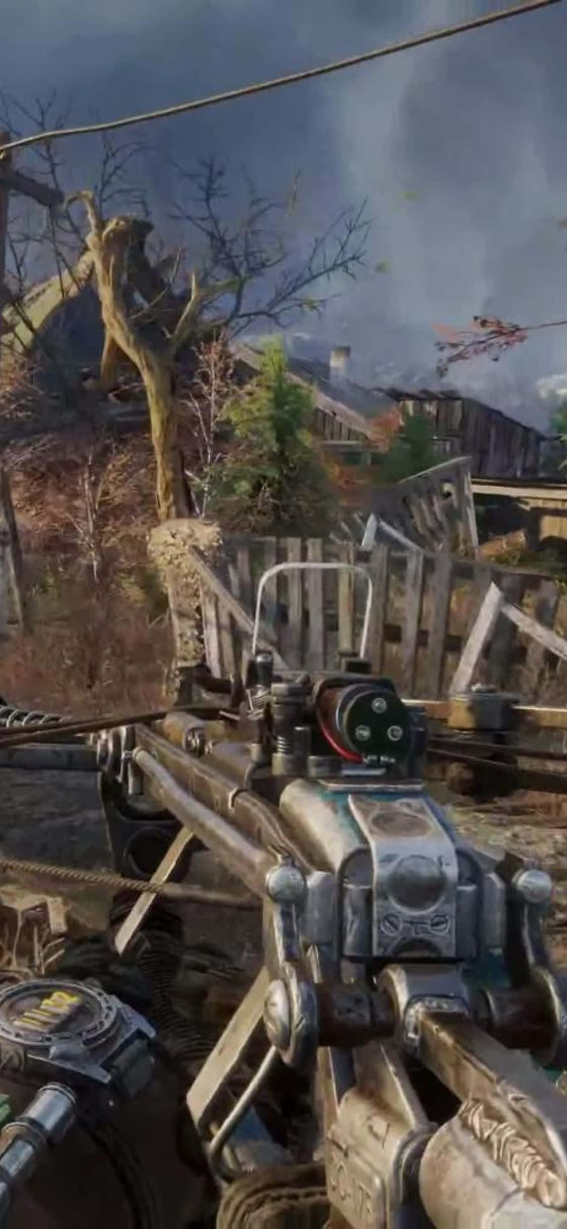 Luptă pentru supraviețuire în Metro Exodus pe iPhone X Fundal